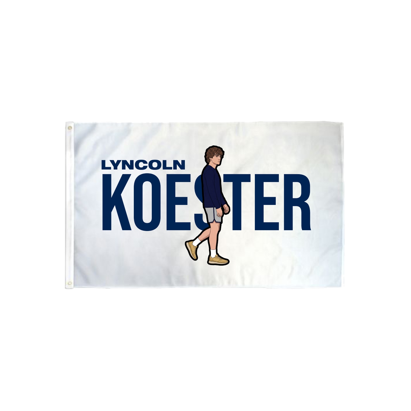 3x5 Flag — Player Name in Classic