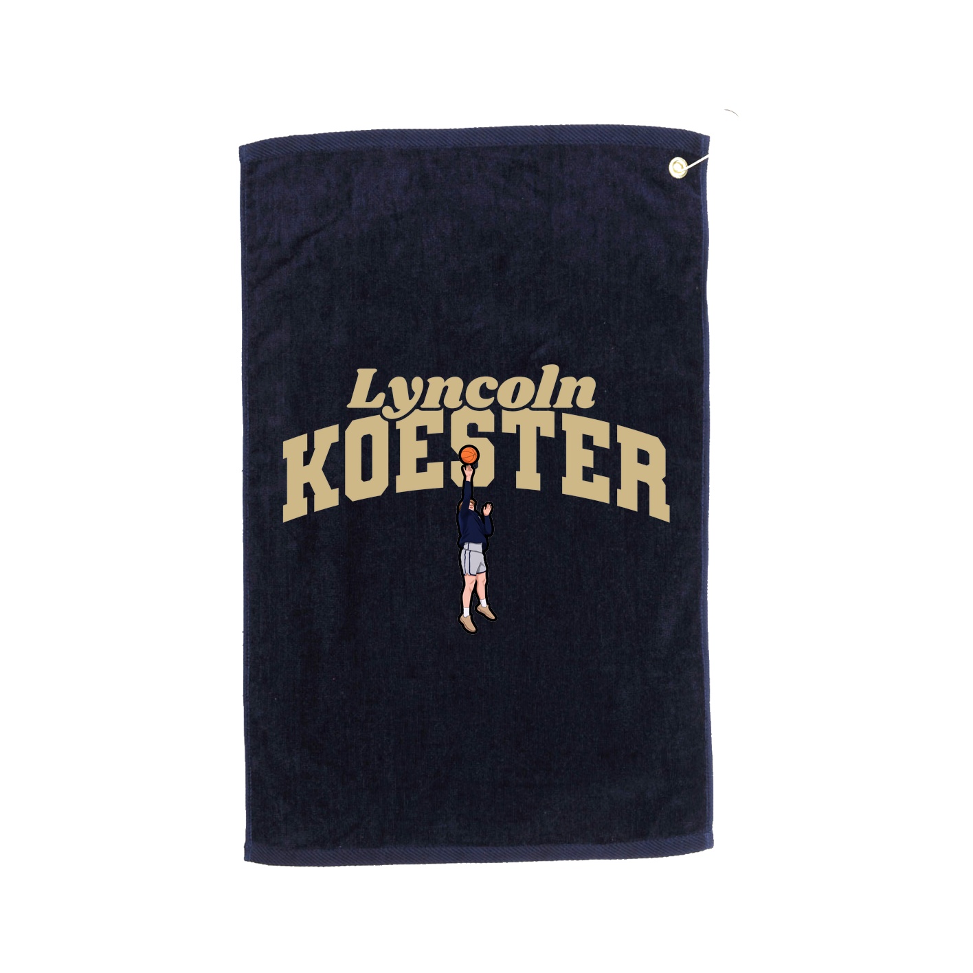 Golf Towel — Signature Arch in Navy