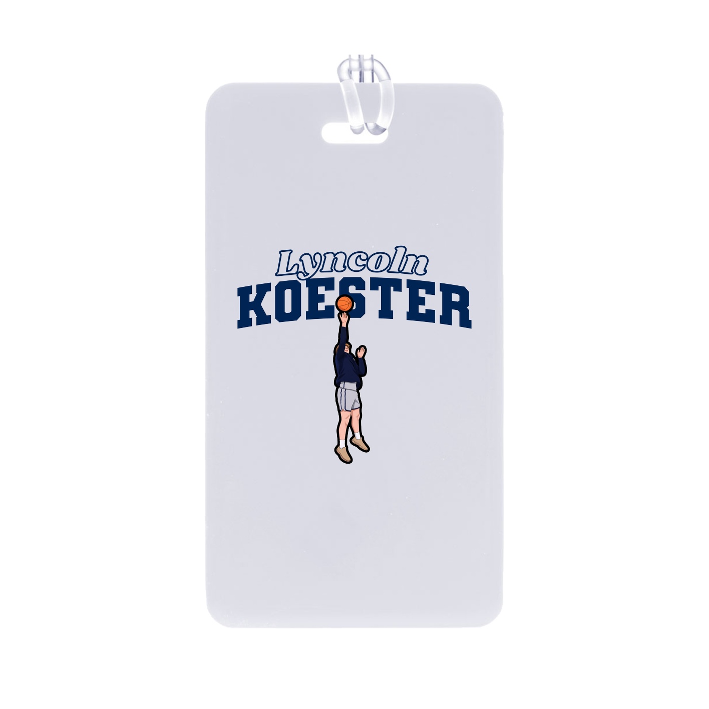 Bag Tag — Name Arch in Classic