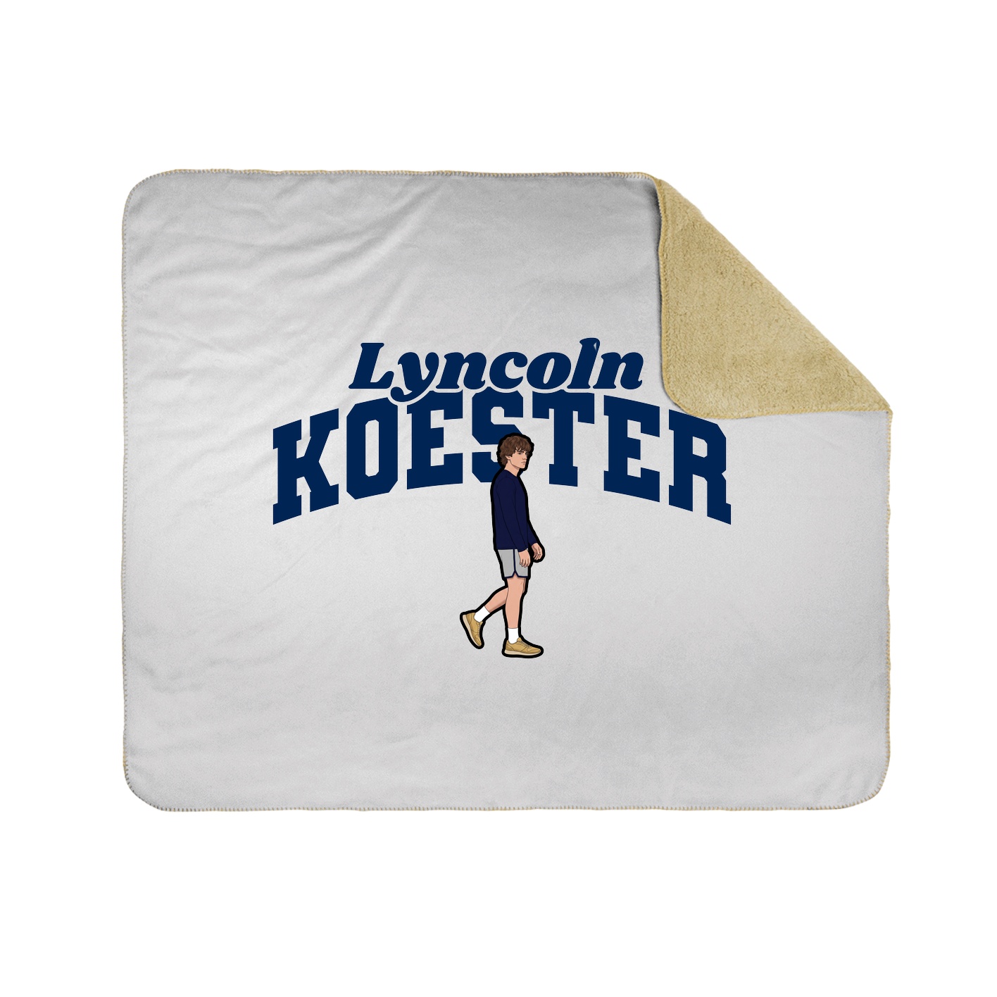 Throw Blanket — Signature Arch in White