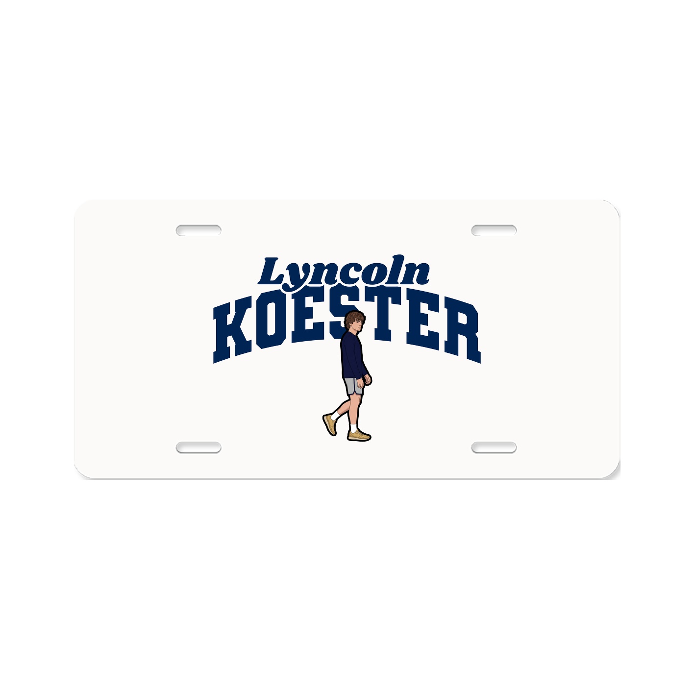 License Plate — Signature Arch in Classic