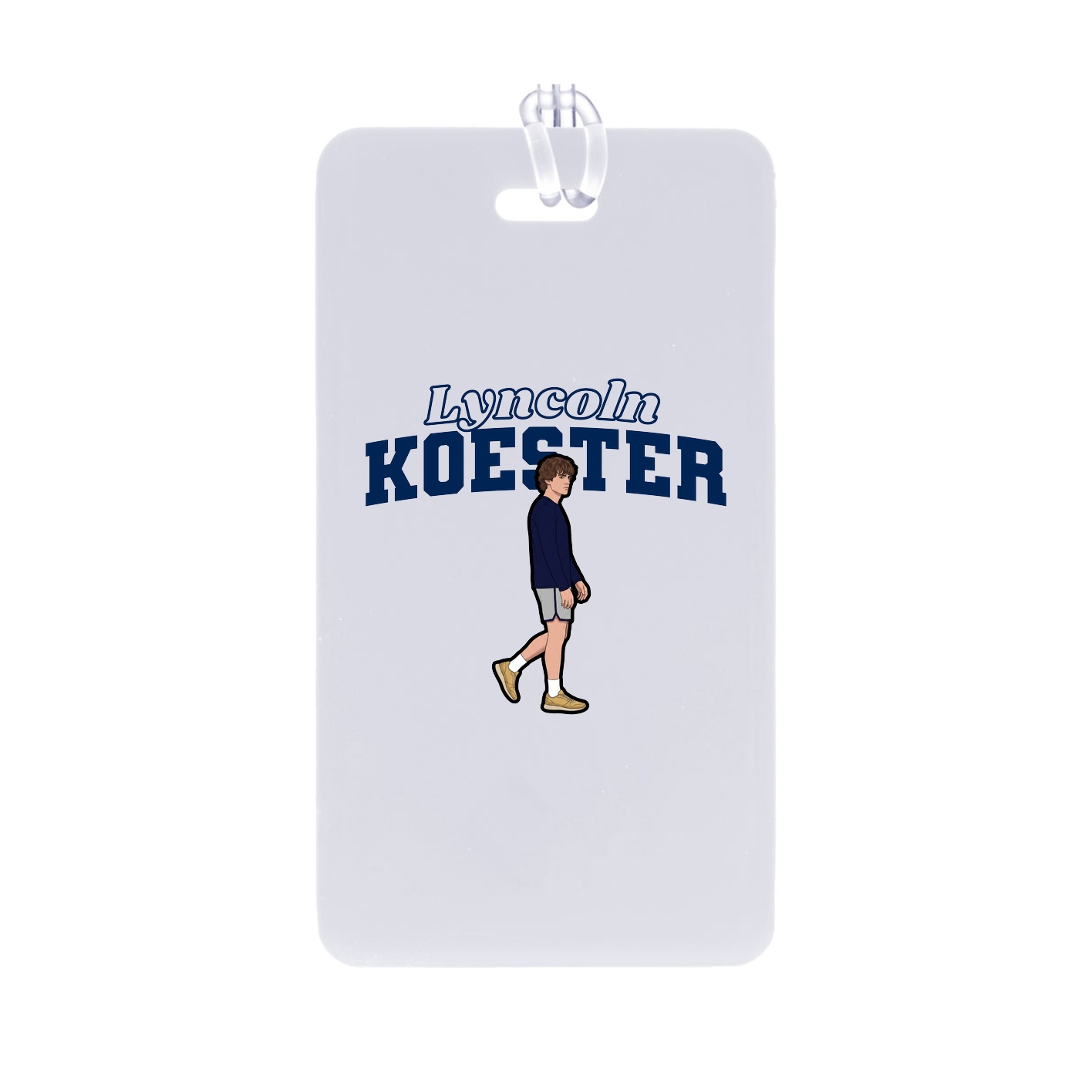 Bag Tag — Name Arch in Classic