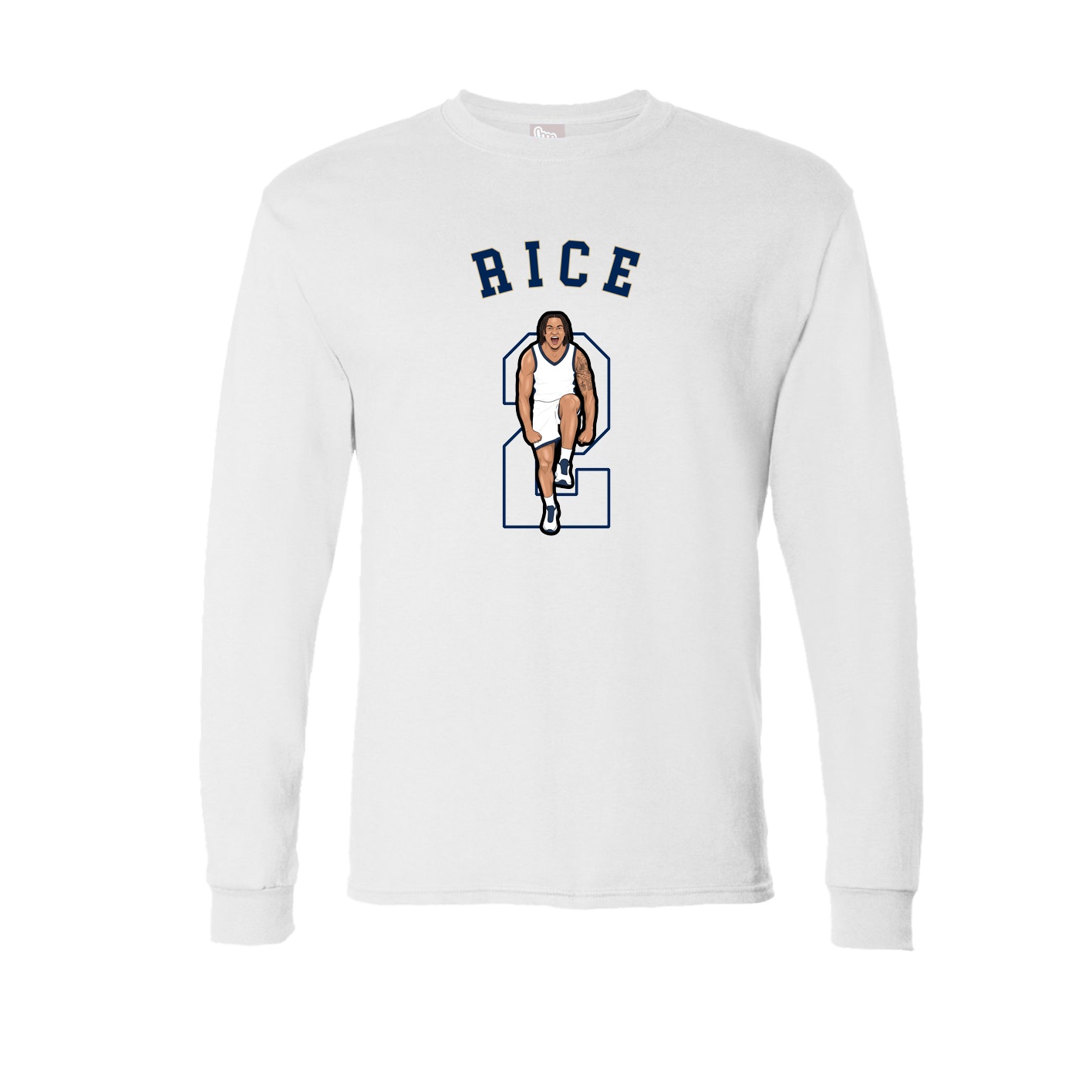 Long Sleeve Tee — Shirsey Arch in White