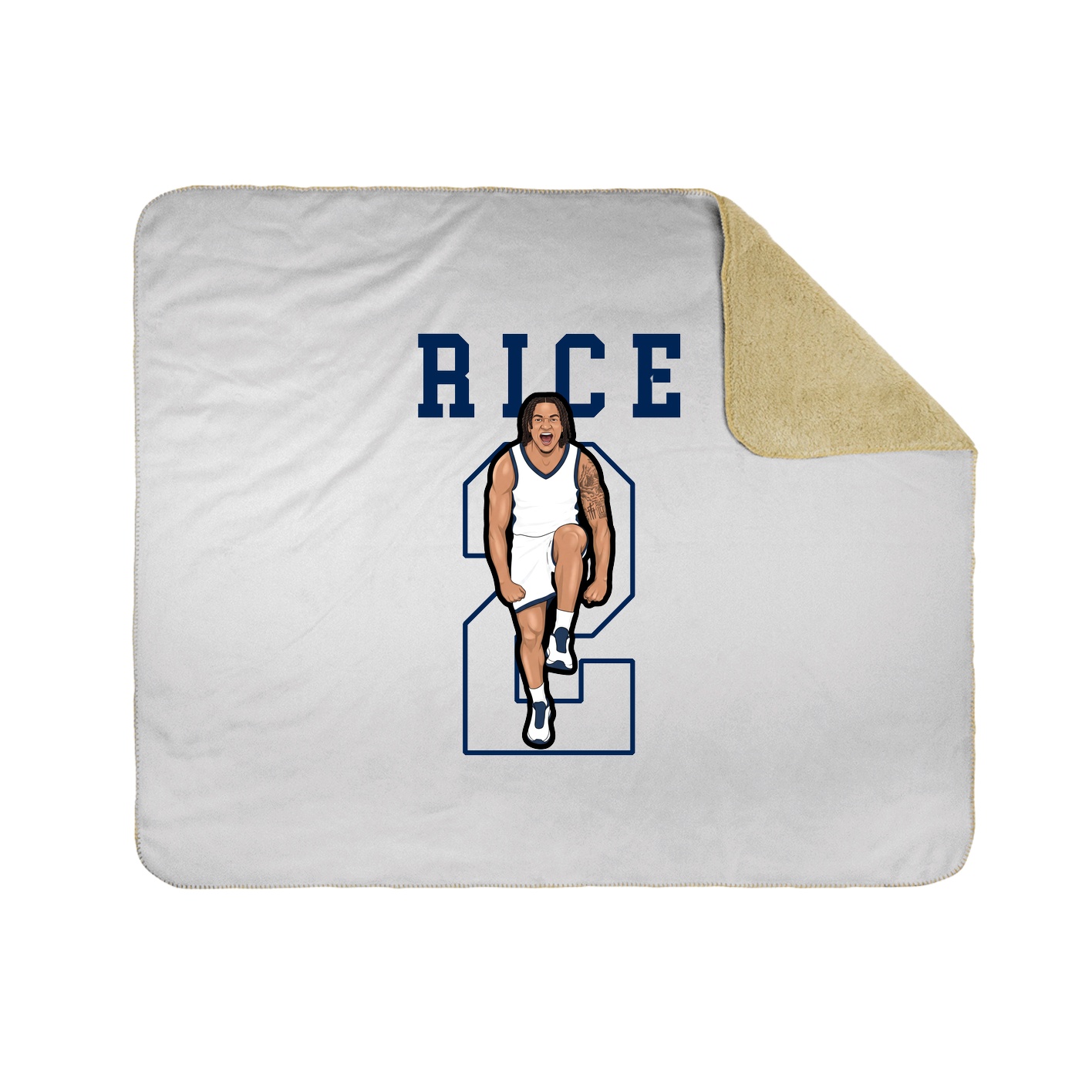 50x60 Sherpa Lined Throw Blanket
