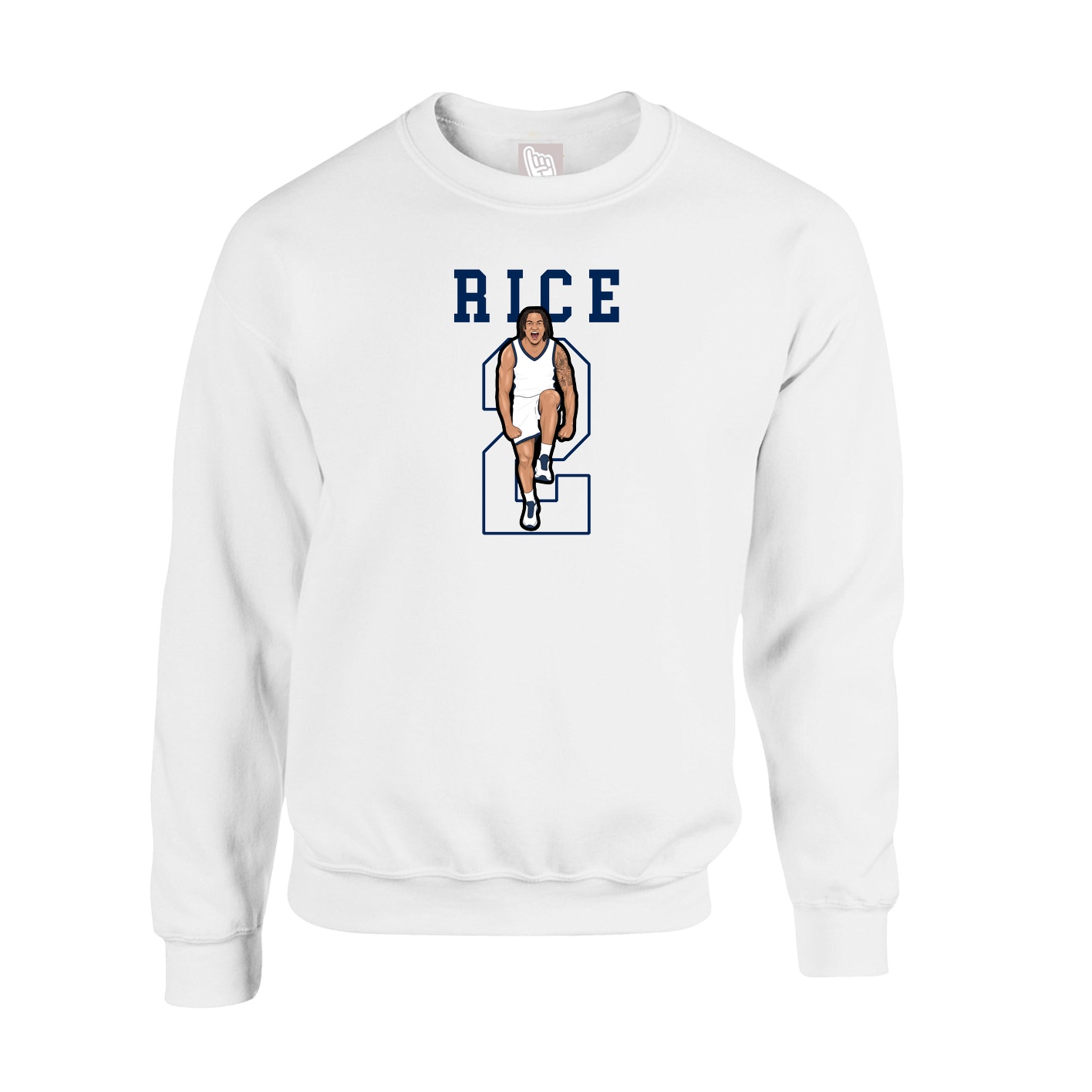 Fleece Crew — Shirsey in White