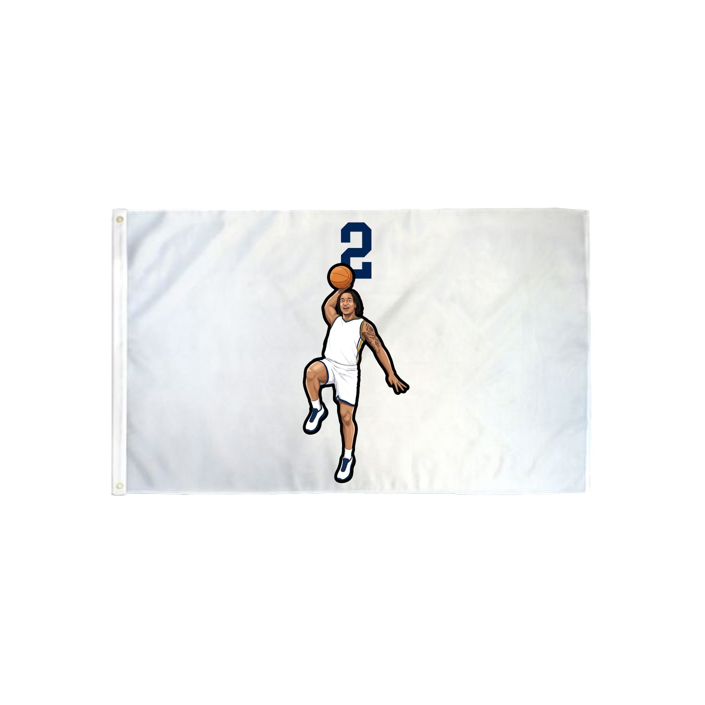 3x5 Flag — Number Top in Classic