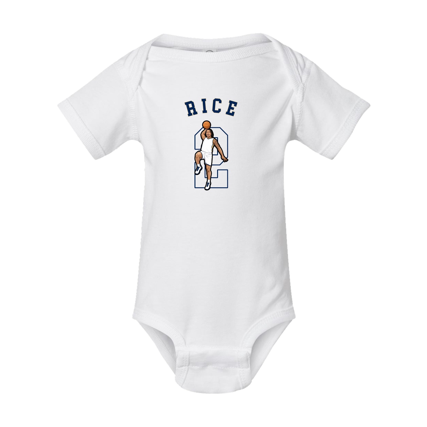 Baby Onesie — Shirsey Arch in White