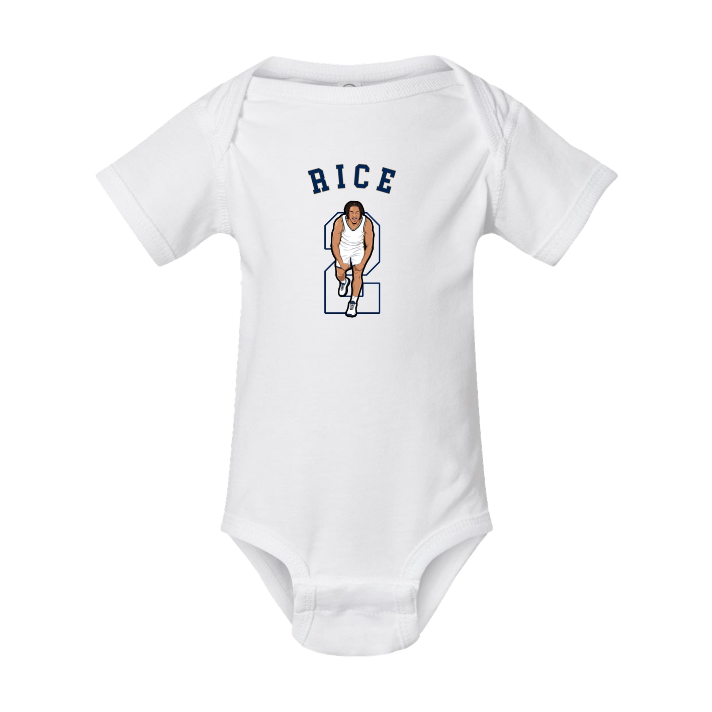 Baby Onesie — Shirsey Arch in White