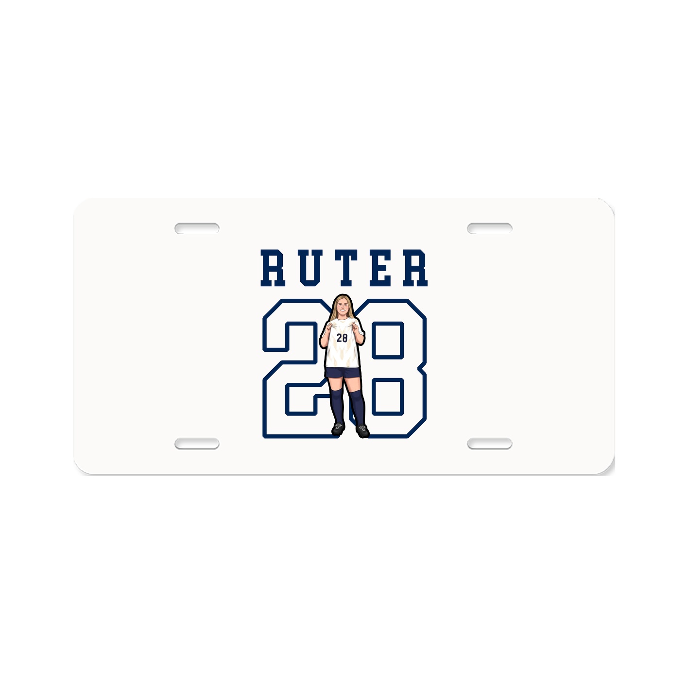 License Plate — Shirsey in Classic