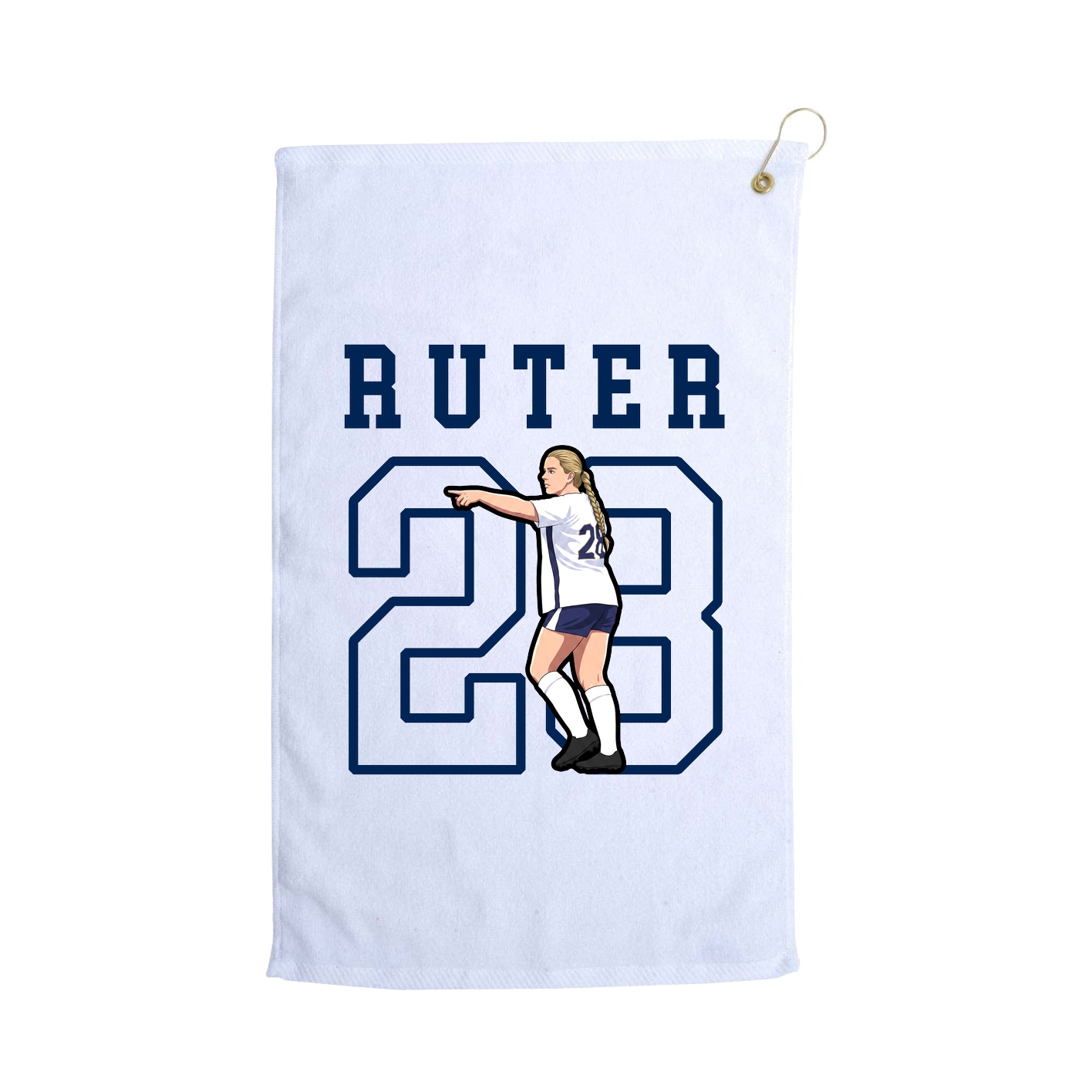 Golf Towel — Shirsey in White