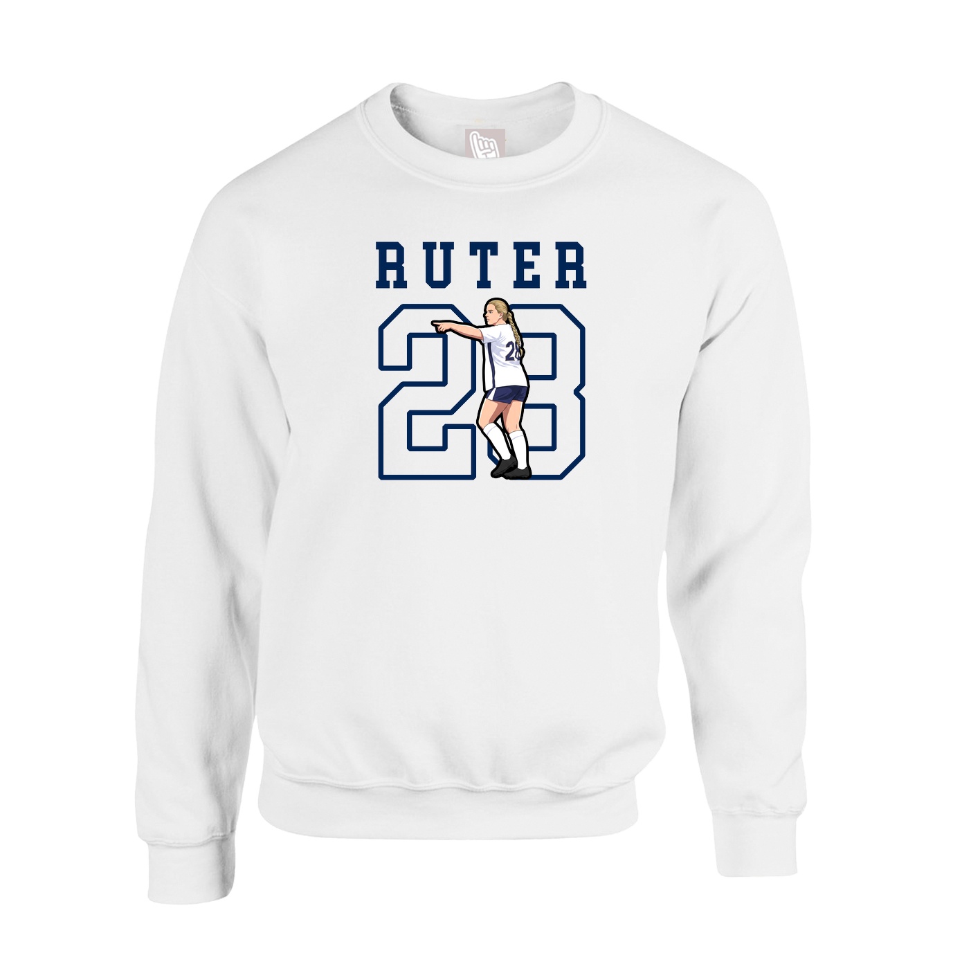 Fleece Crew — Shirsey in White