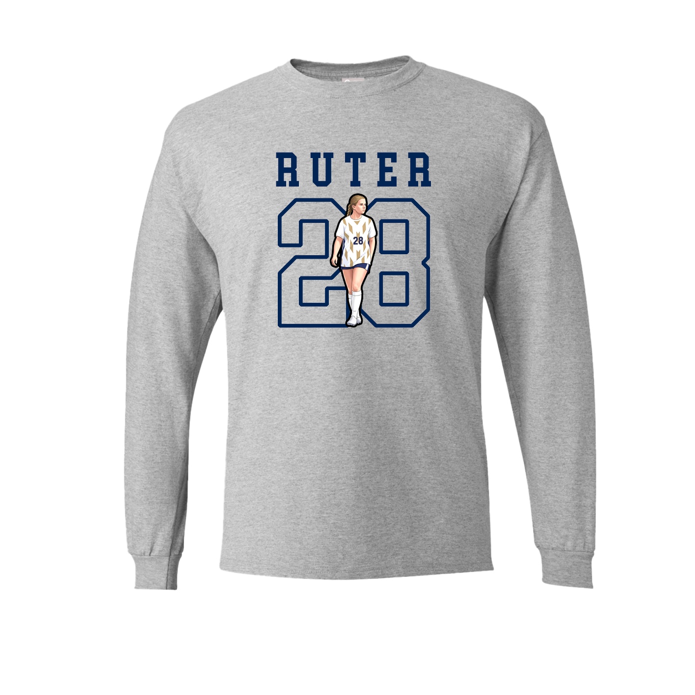 Long Sleeve Tee — Shirsey in Grey