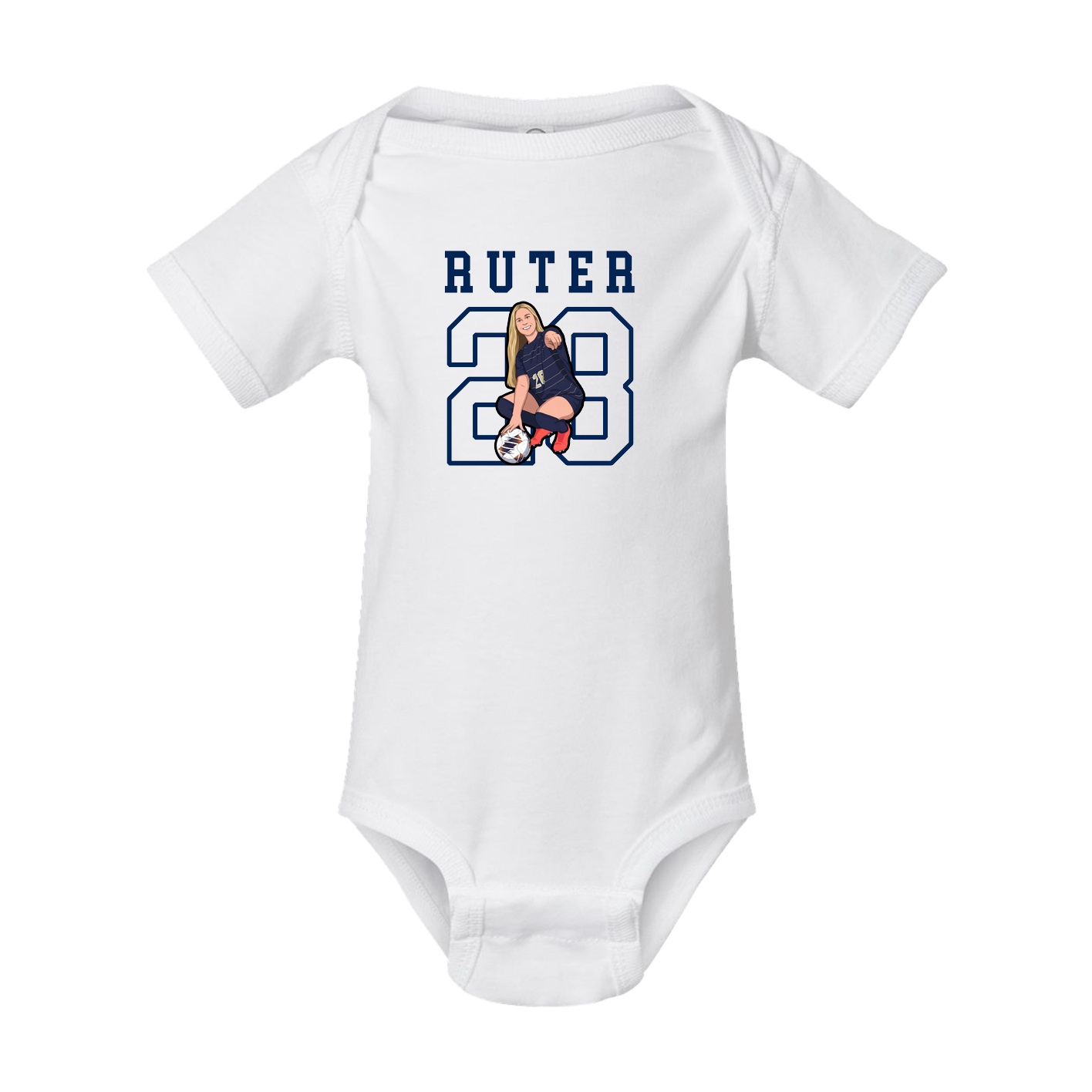 Baby Onesie — Shirsey in White