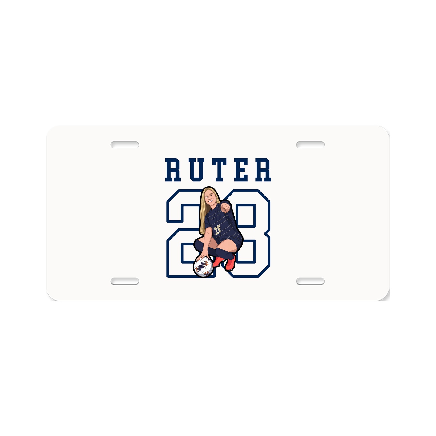 License Plate — Shirsey in Classic