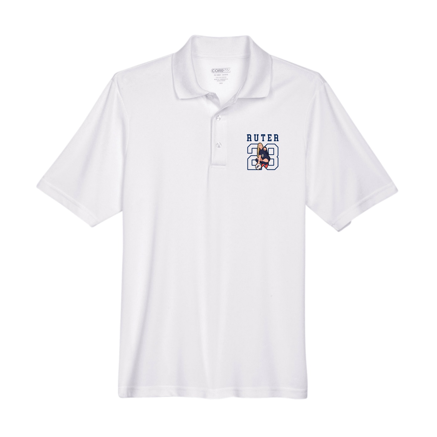 Performance Polo — Shirsey in White