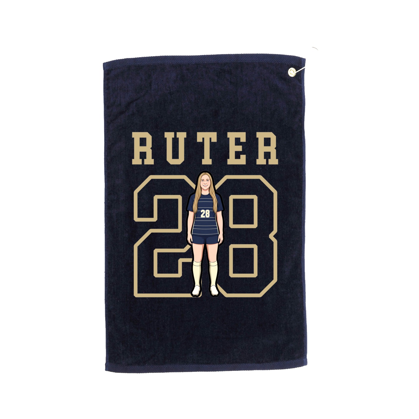 Golf Towel — Shirsey in Navy