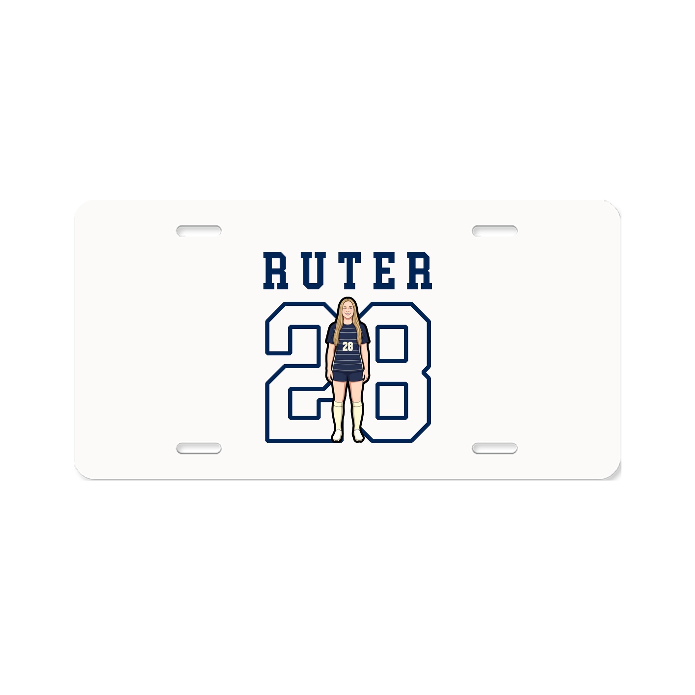 License Plate — Shirsey in Classic