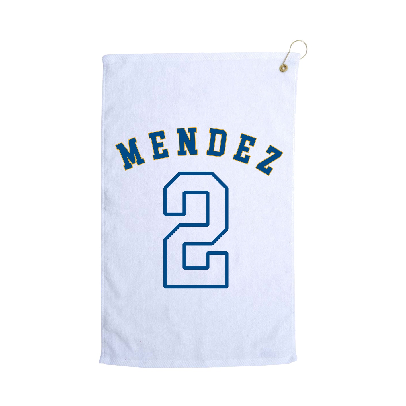 Golf Towel — Shirsey Arch in White