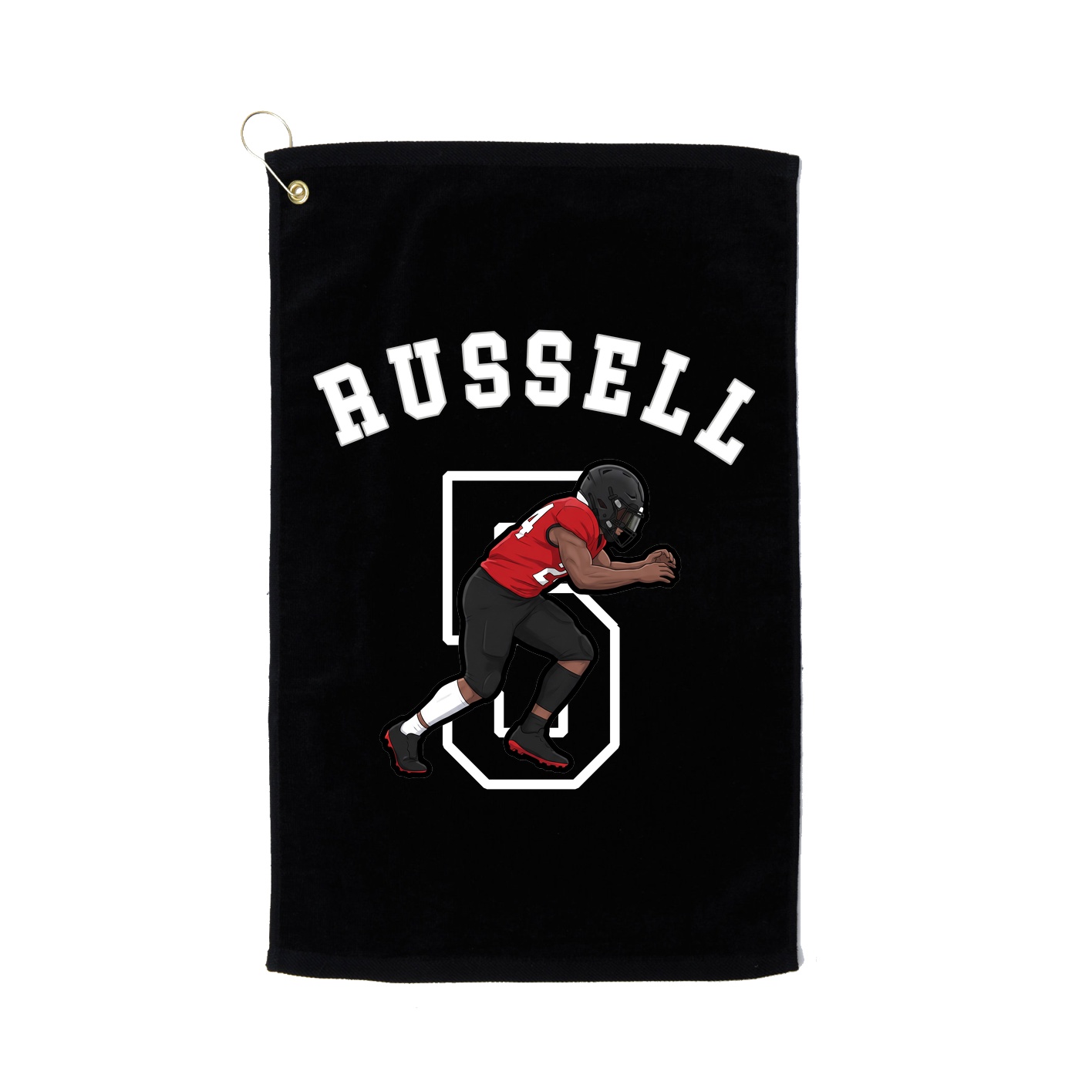 Golf Towel — Shirsey Arch in Black