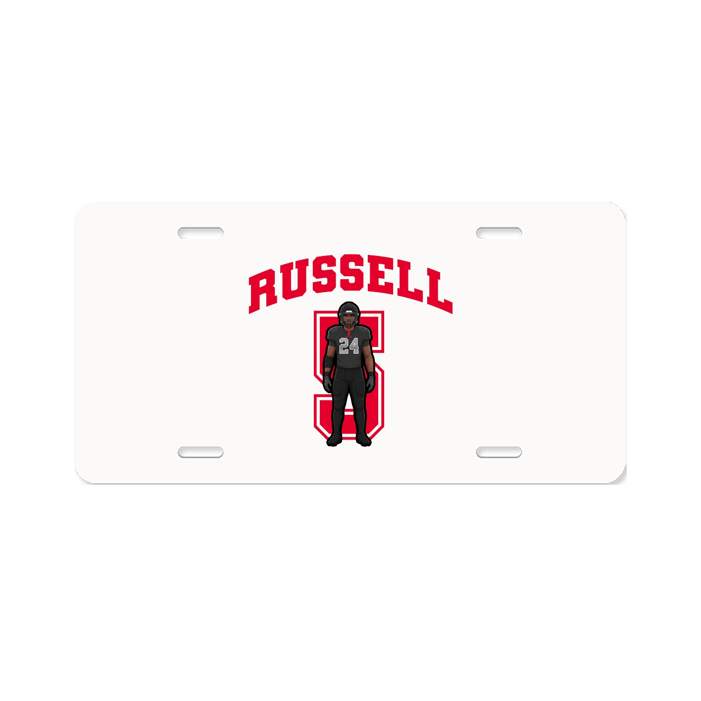 License Plate — Number in Classic