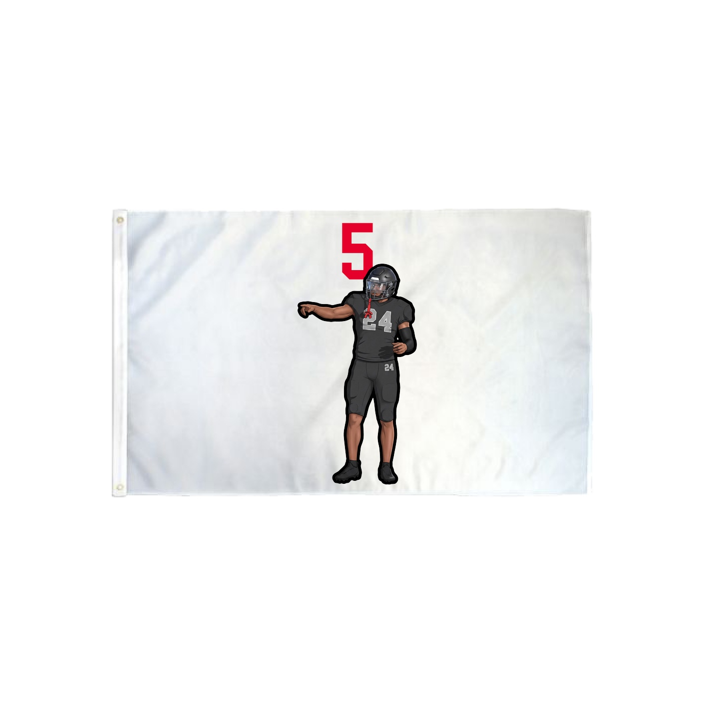 3x5 Flag — Number Top in Classic