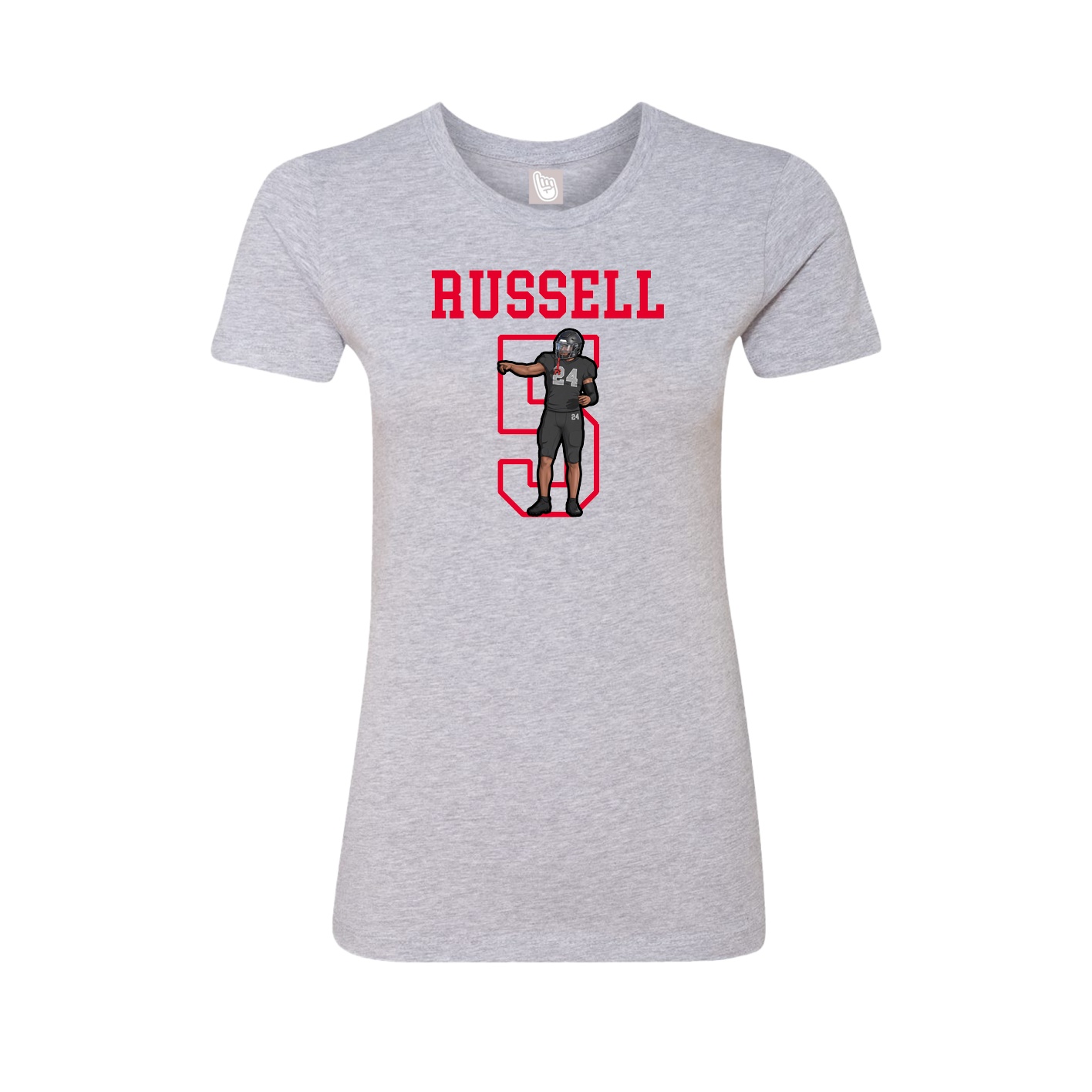 Fitted Women's Tee — Shirsey in Grey