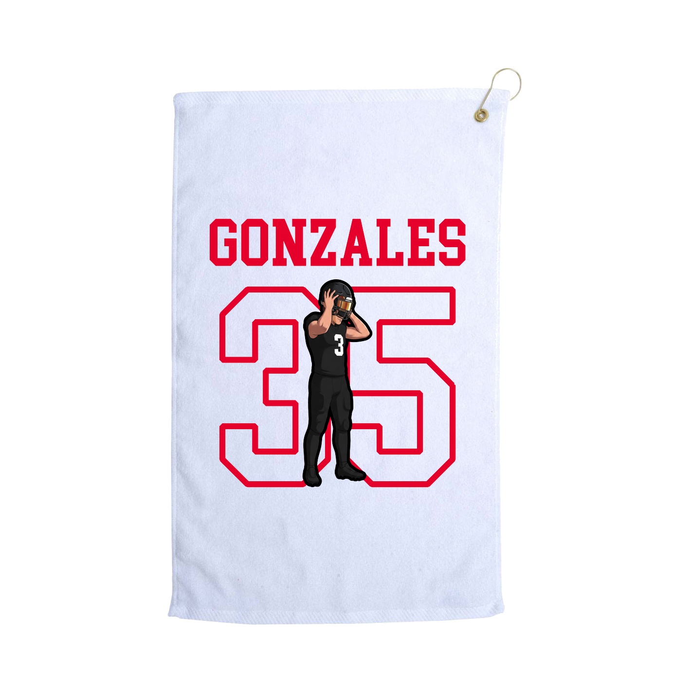 Golf Towel — Shirsey in White