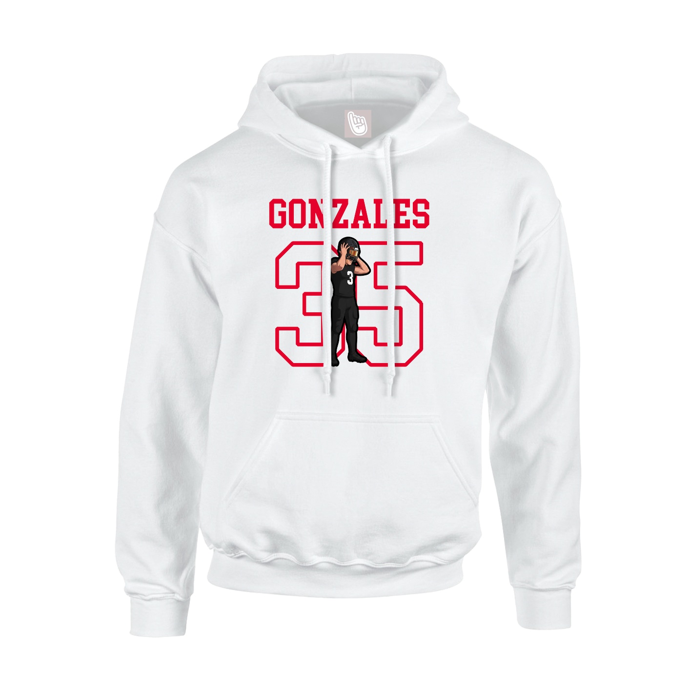Hoodie — Shirsey in White