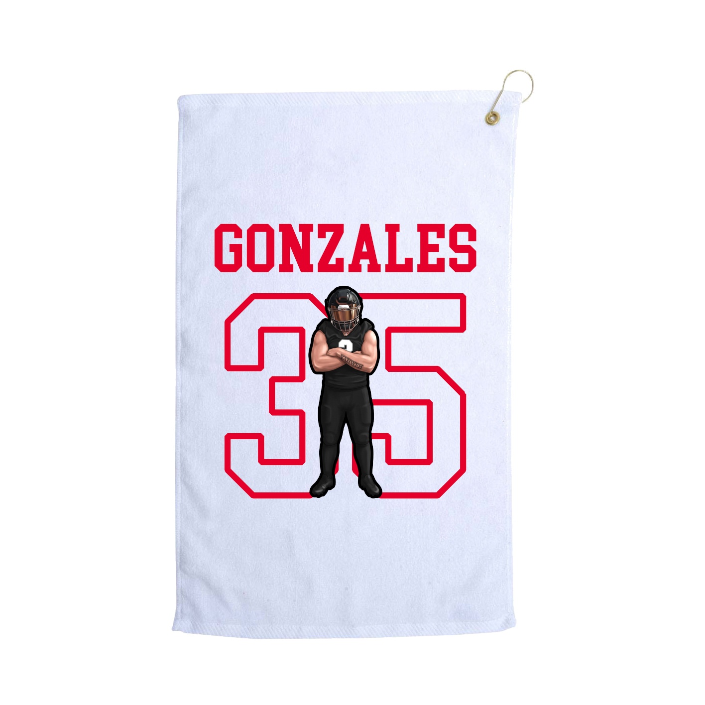 Golf Towel — Shirsey in White