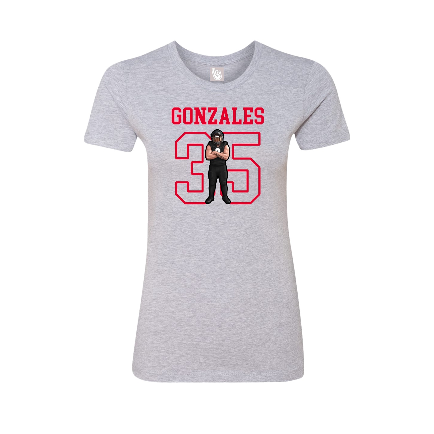 Fitted Women's Tee — Shirsey in Grey
