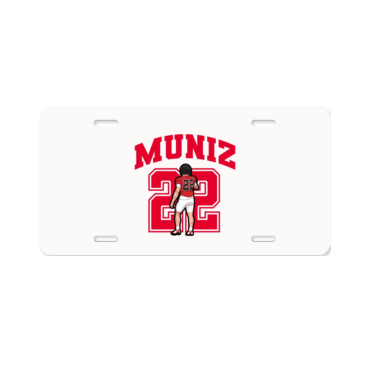 License Plate — Number in Classic