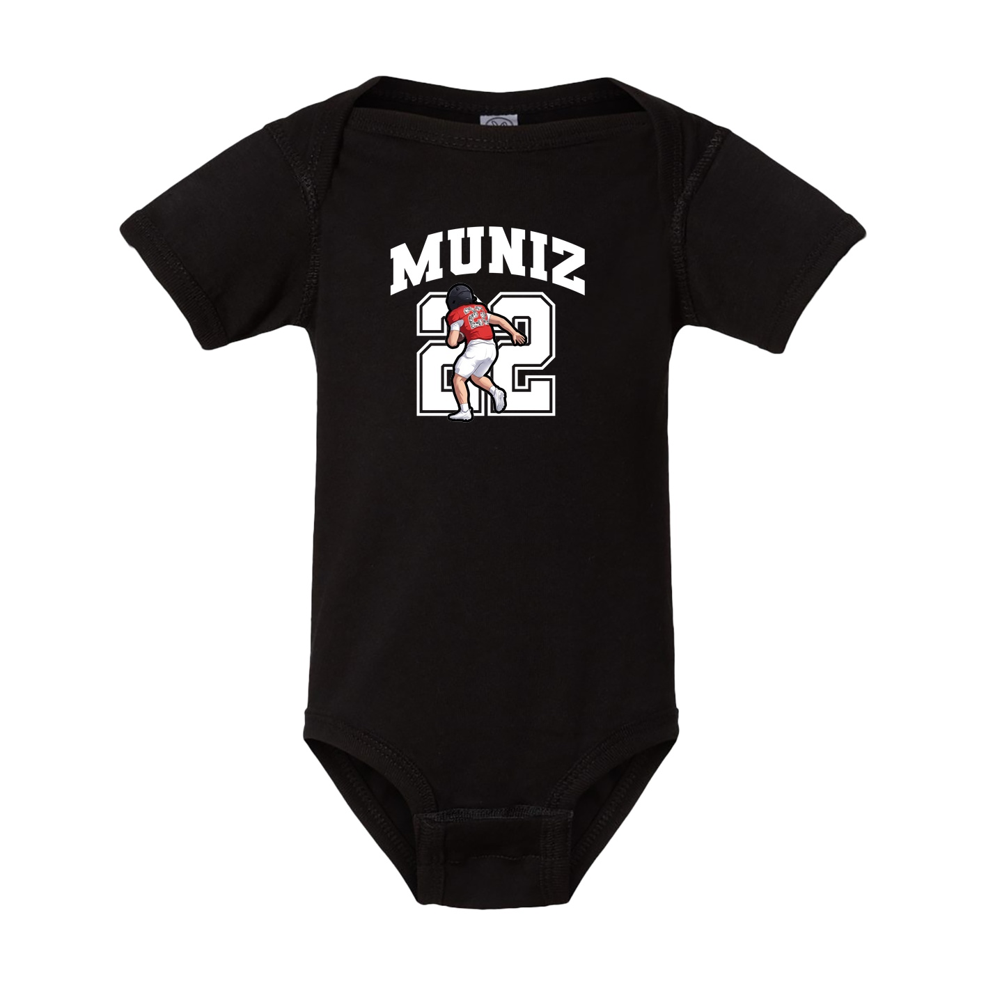 Baby Onesie — Number in Black