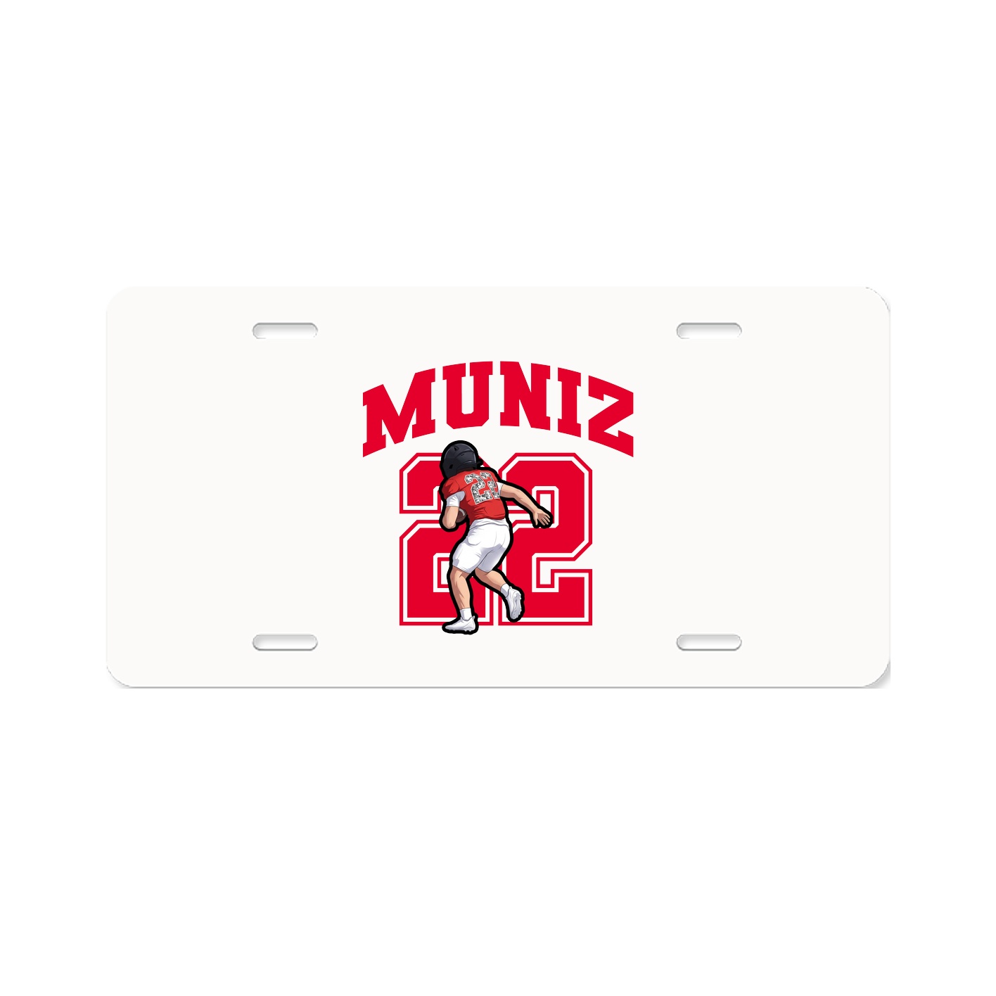 License Plate — Number in Classic