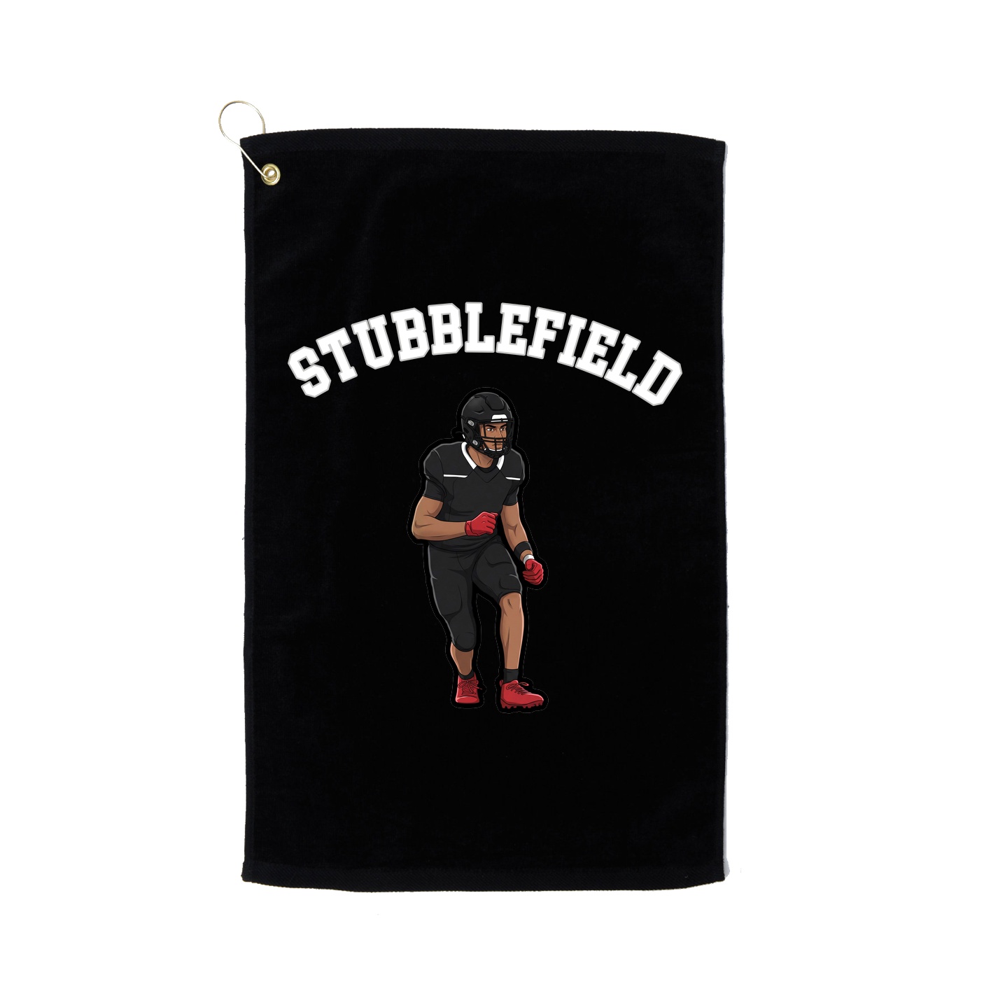 Golf Towel — Shirsey Arch in Black
