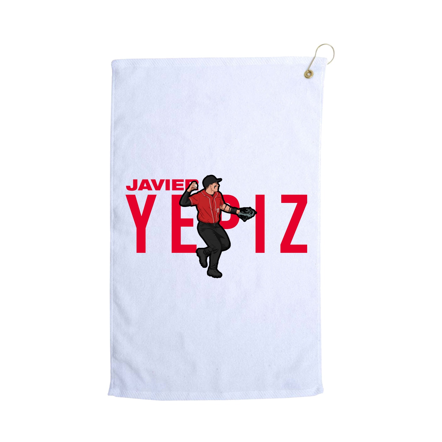 Golf Towel — Player Name in White