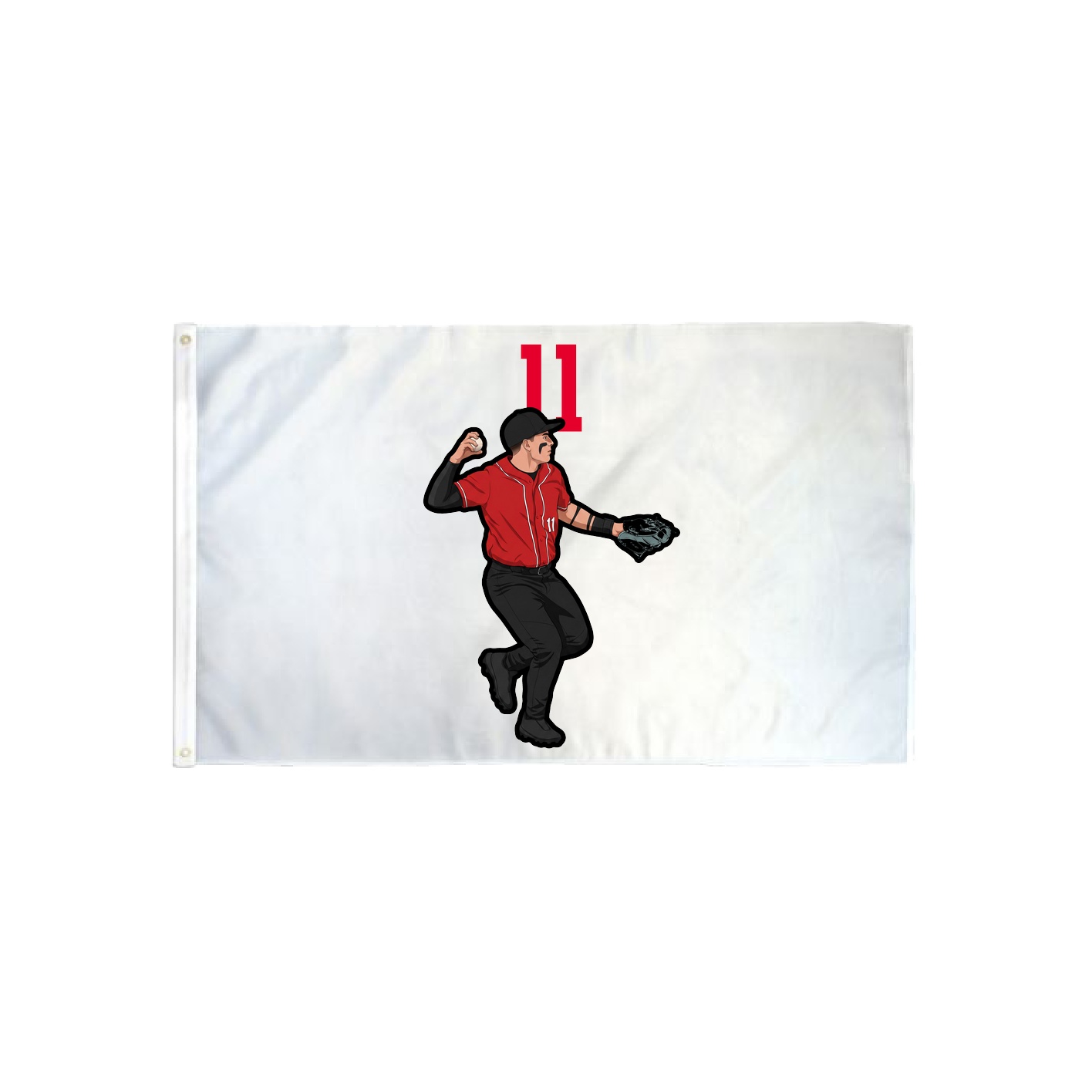 3x5 Flag — Number Top in Classic