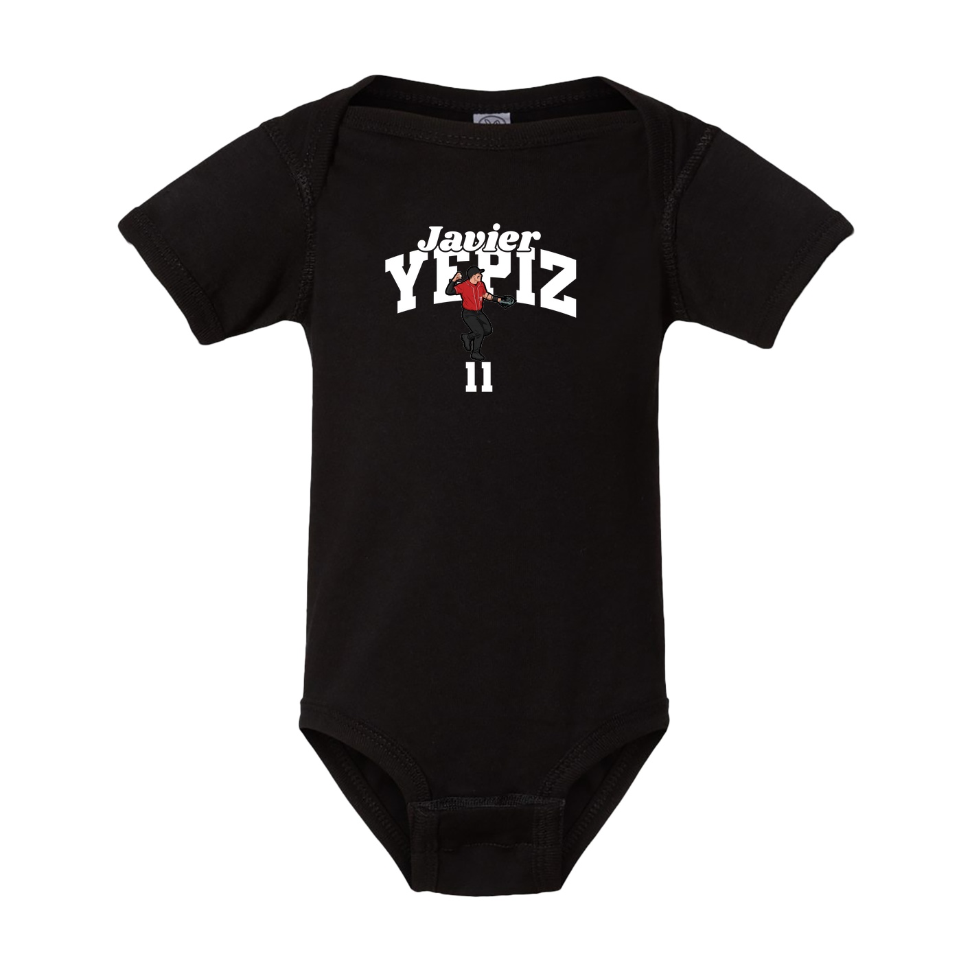 Baby Onesie — Signature Arch in Black