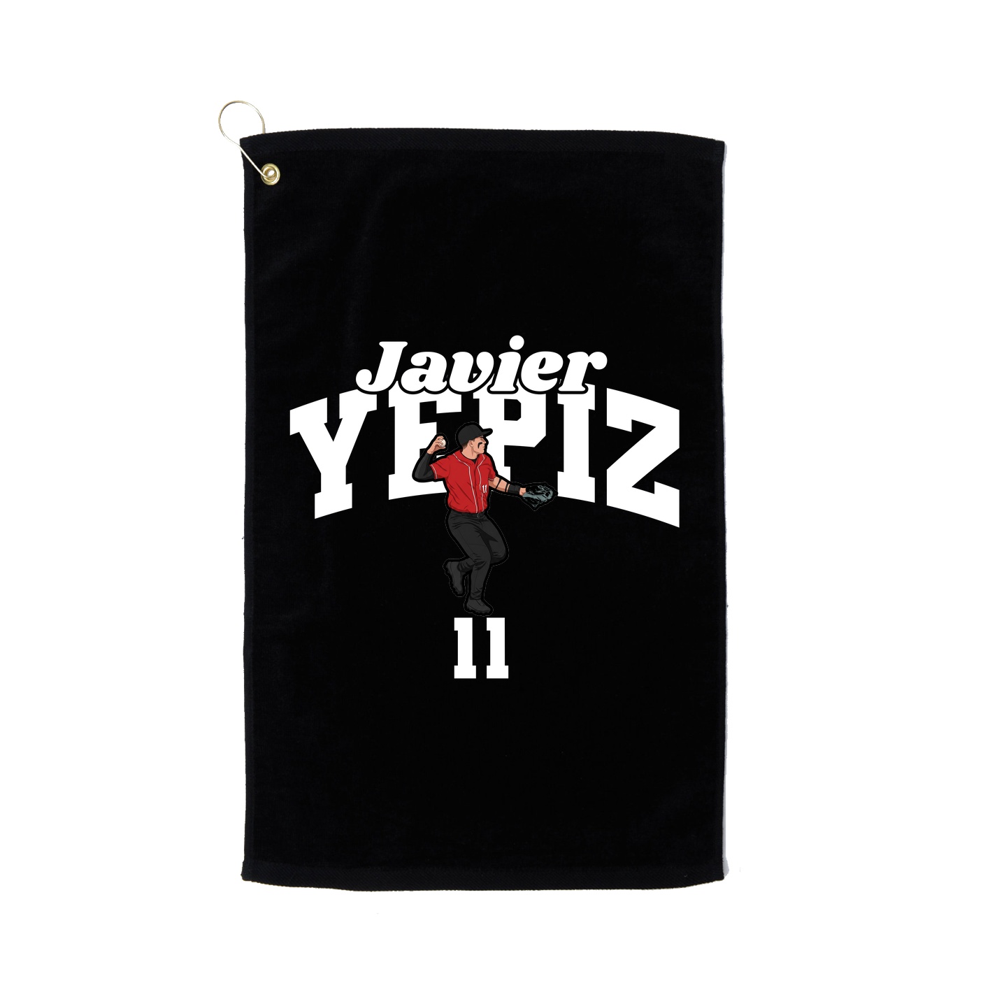 Golf Towel — Signature Arch in Black