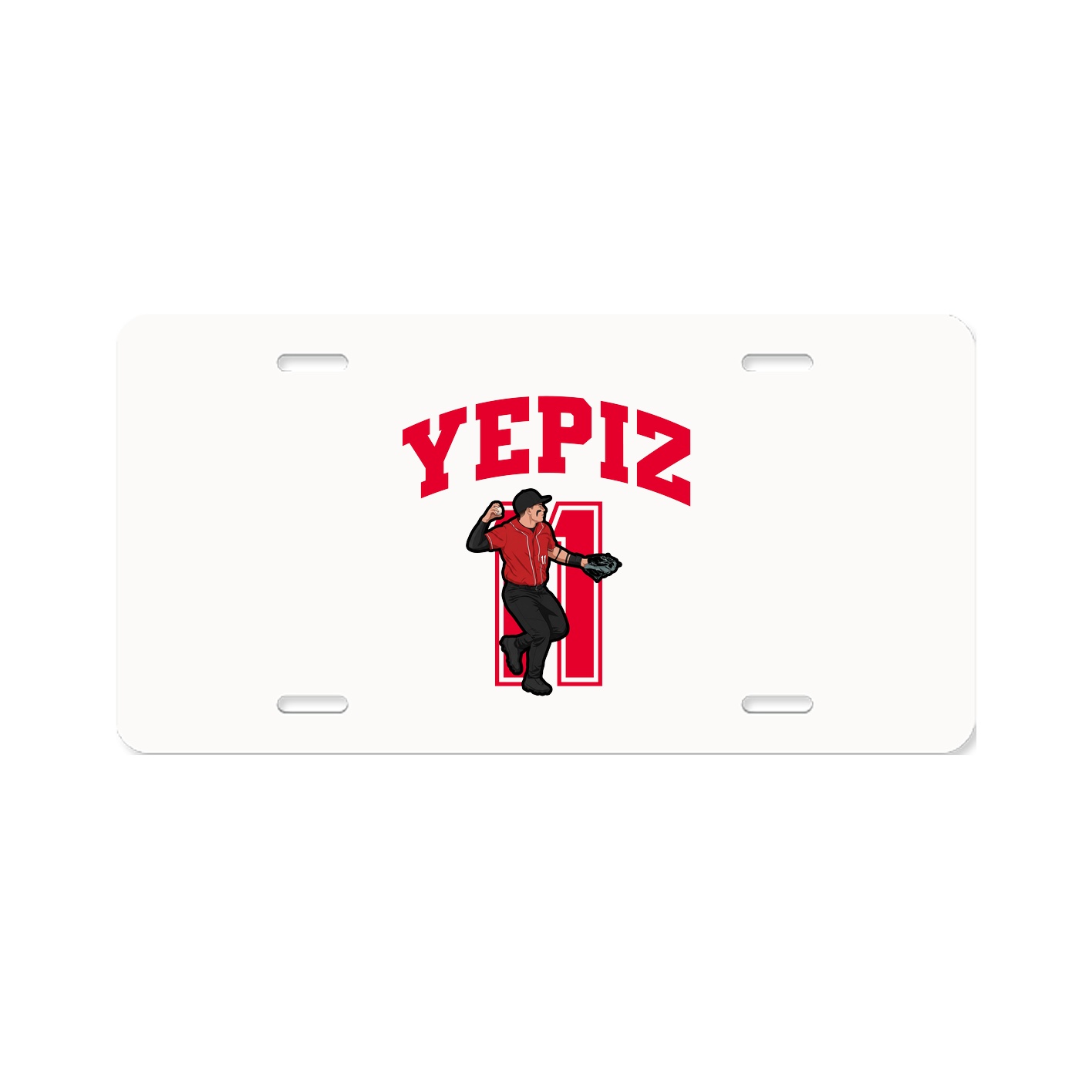 License Plate — Number in Classic