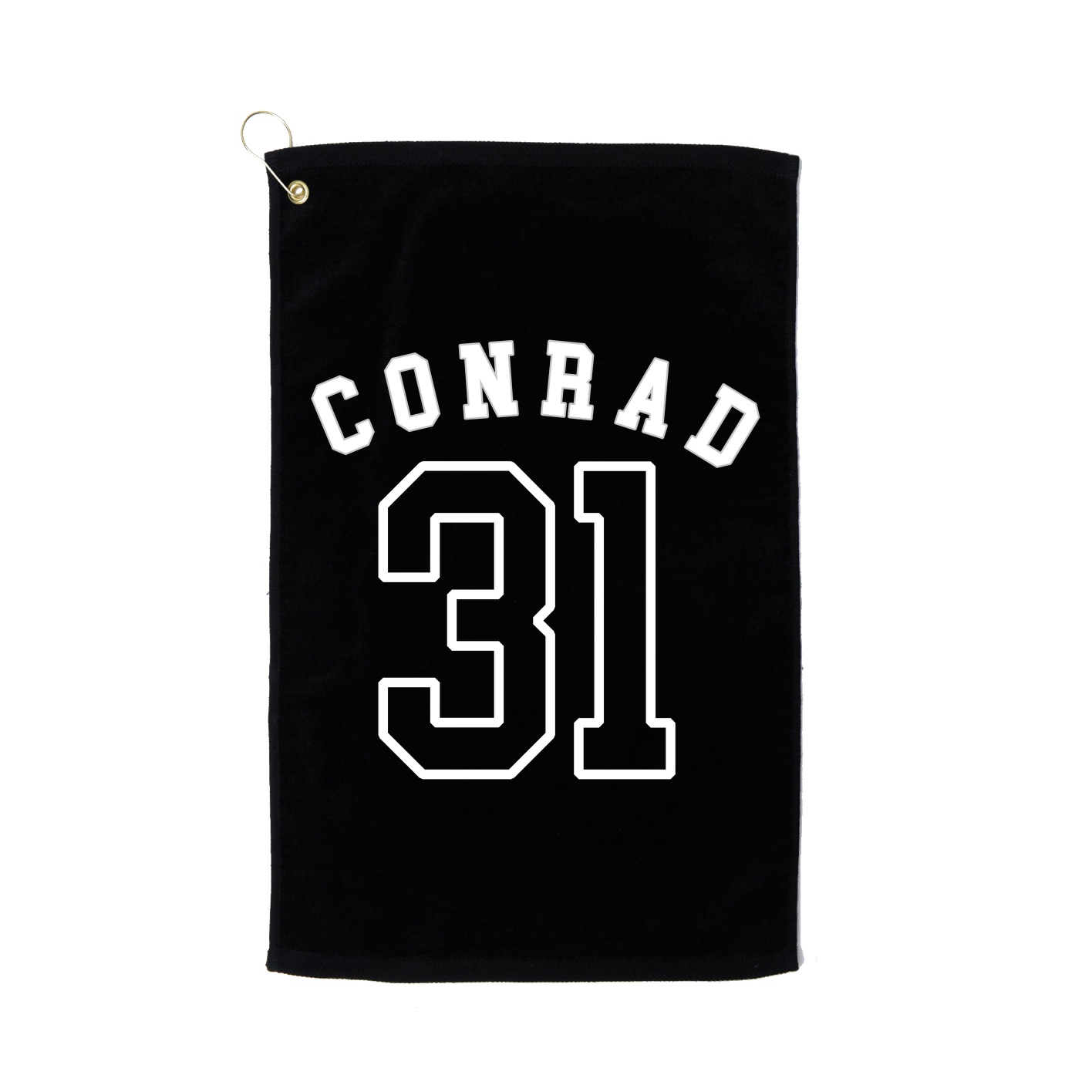 Golf Towel — Shirsey Arch in Black