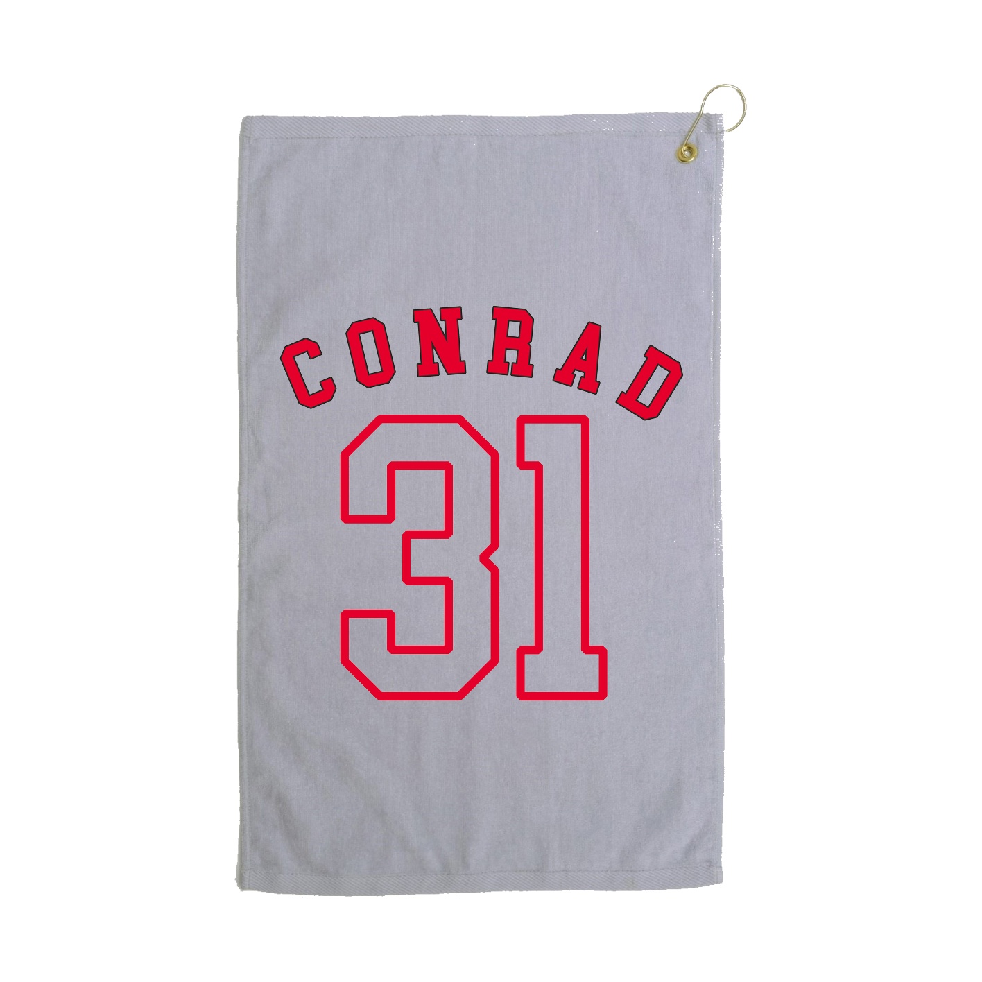 Golf Towel — Shirsey Arch in Grey