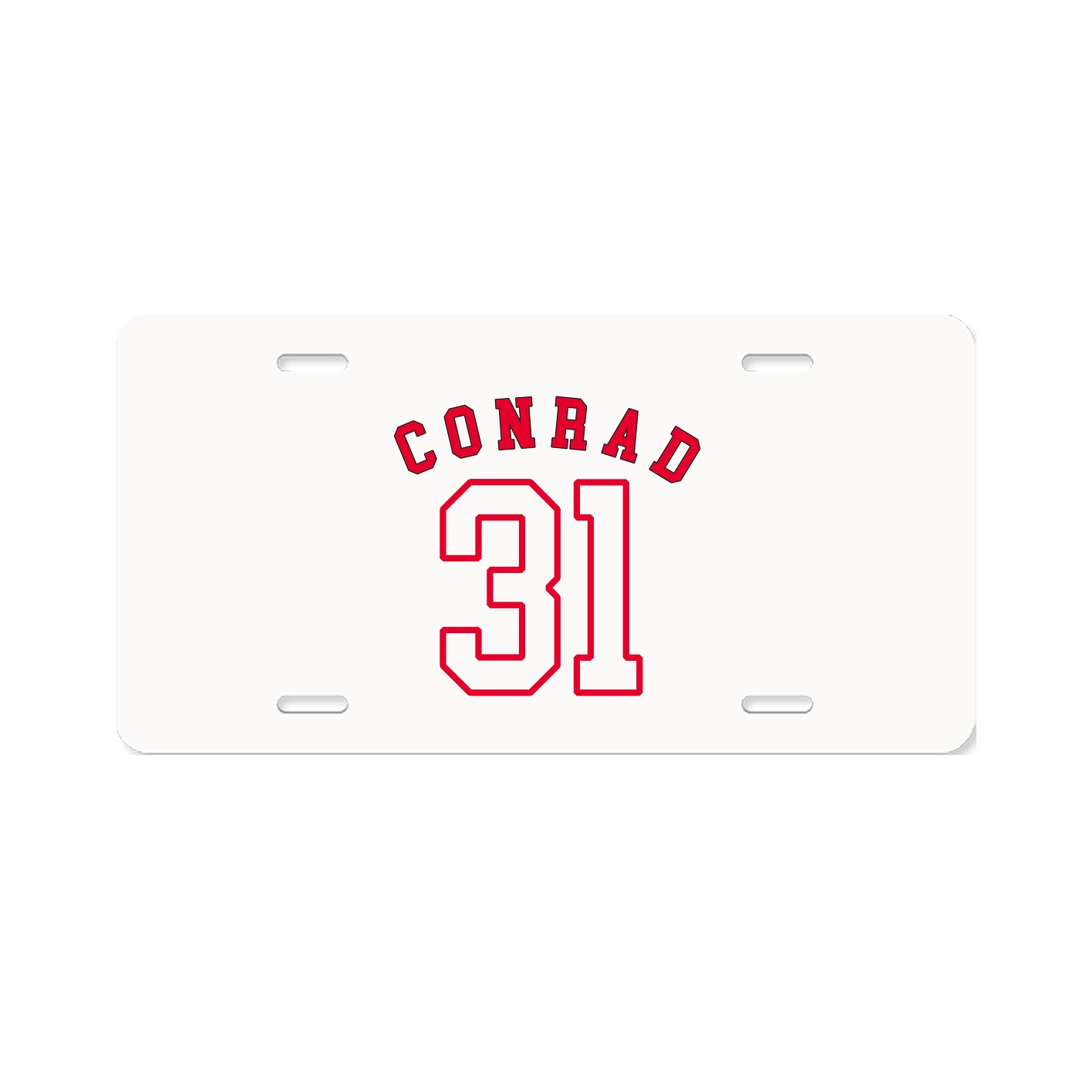 License Plate — Shirsey Arch in Classic