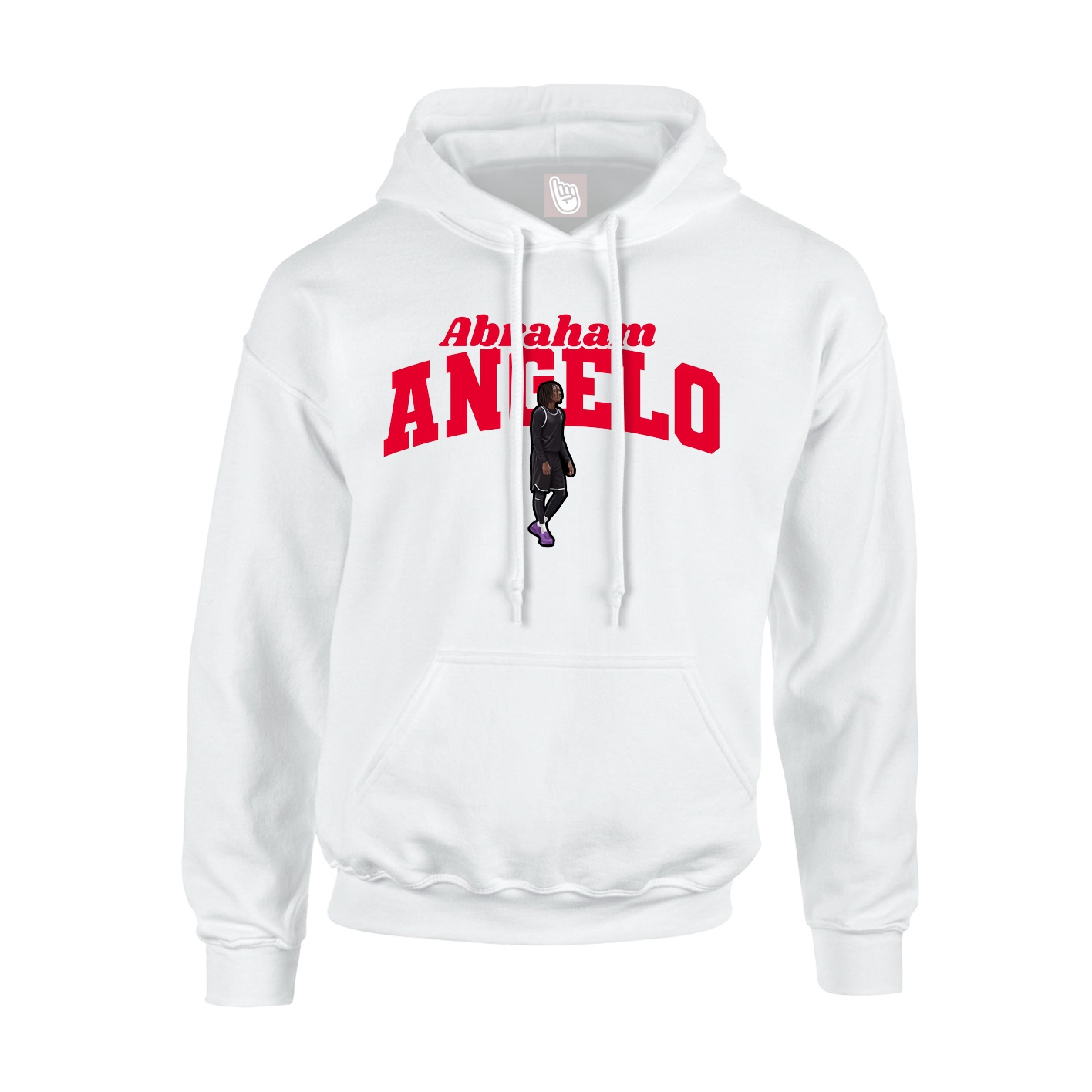 Hoodie — Signature Arch in White