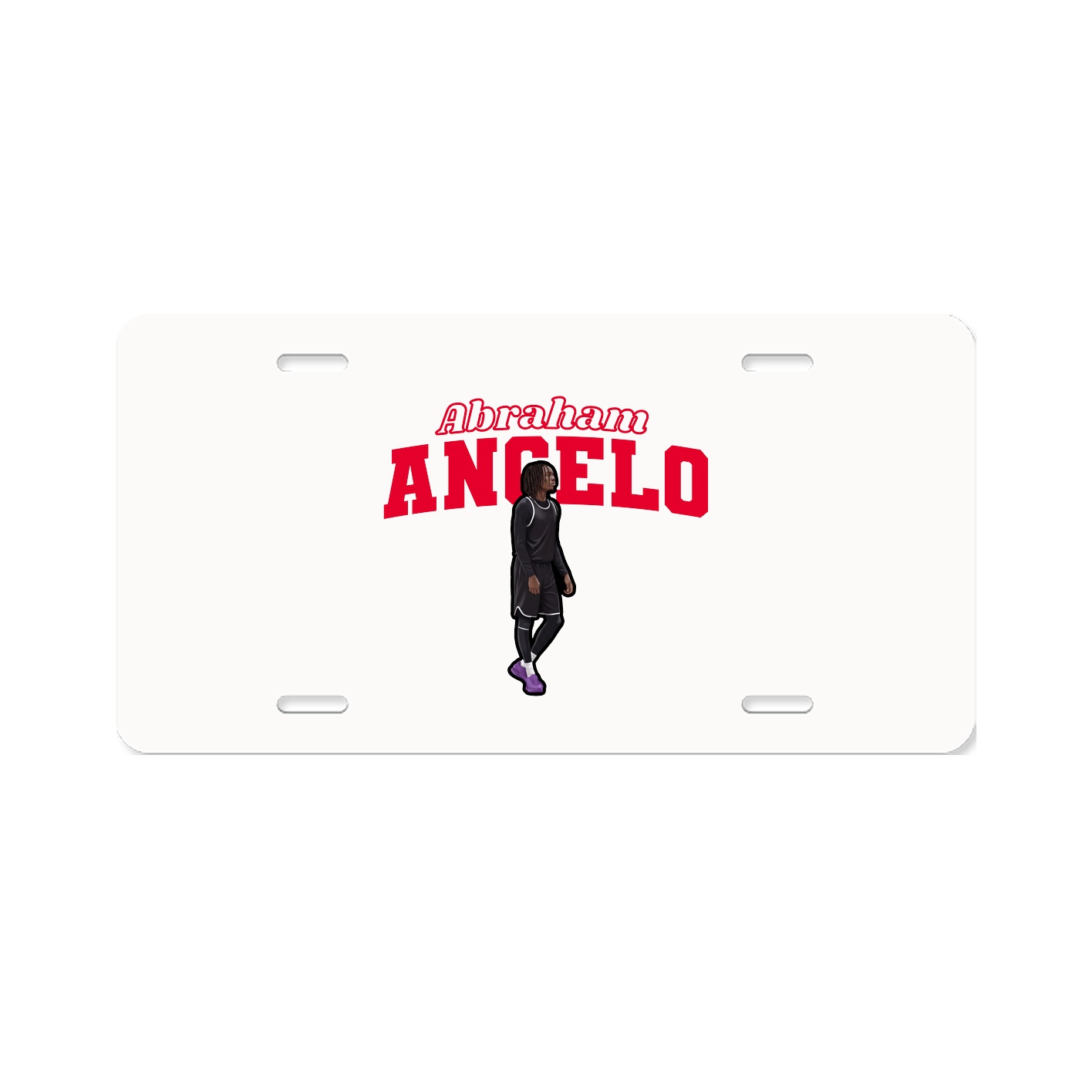 License Plate — Name Arch in Classic