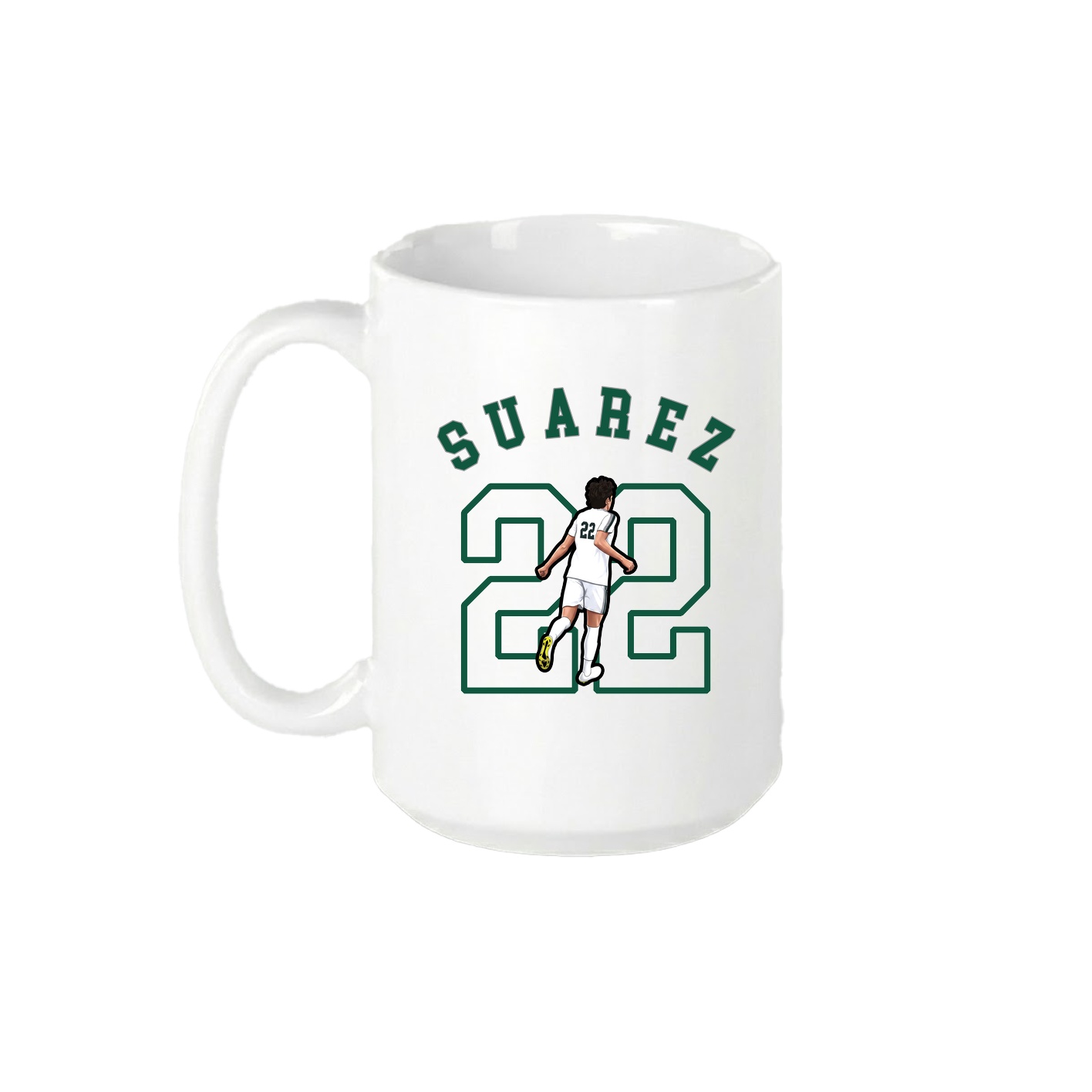 15oz Coffee Mug — Shirsey Arch in White