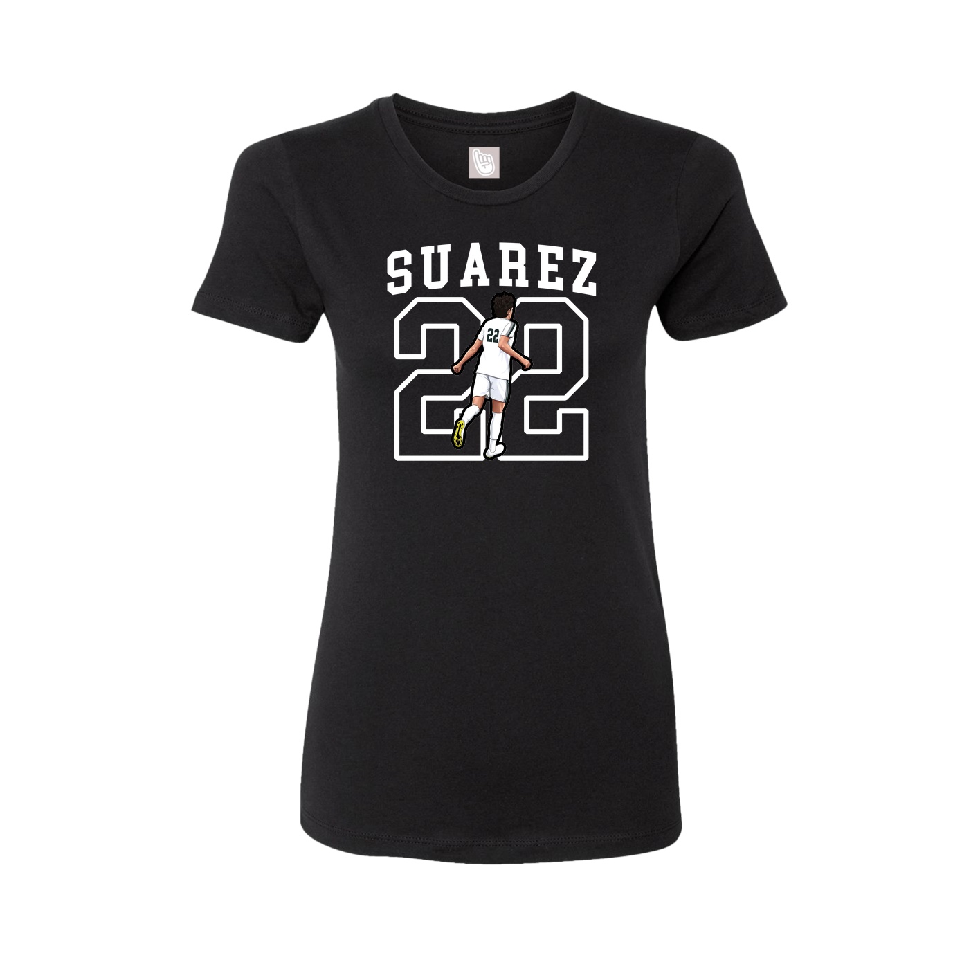 Fitted Women's Tee — Shirsey in Black