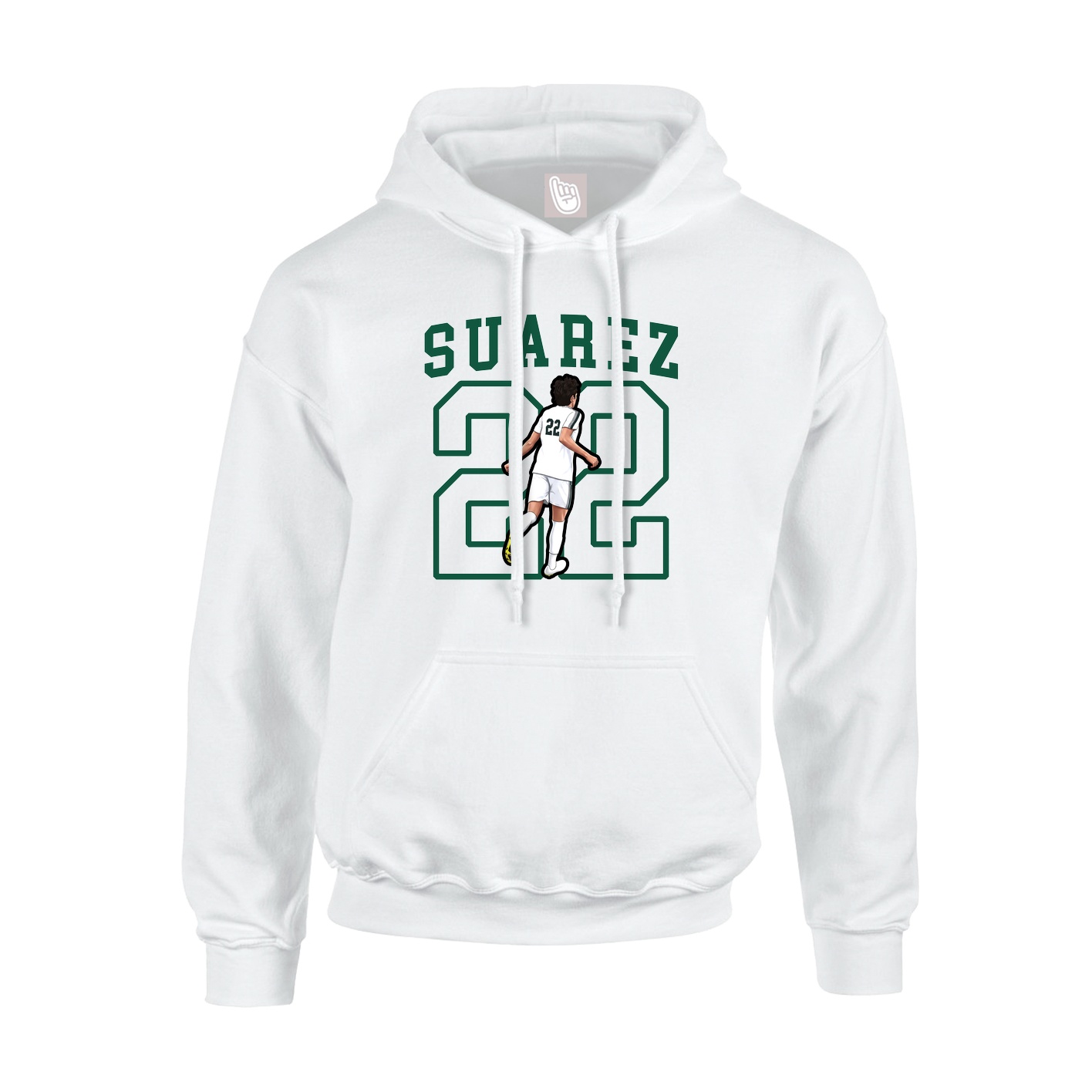 Hoodie — Shirsey in White
