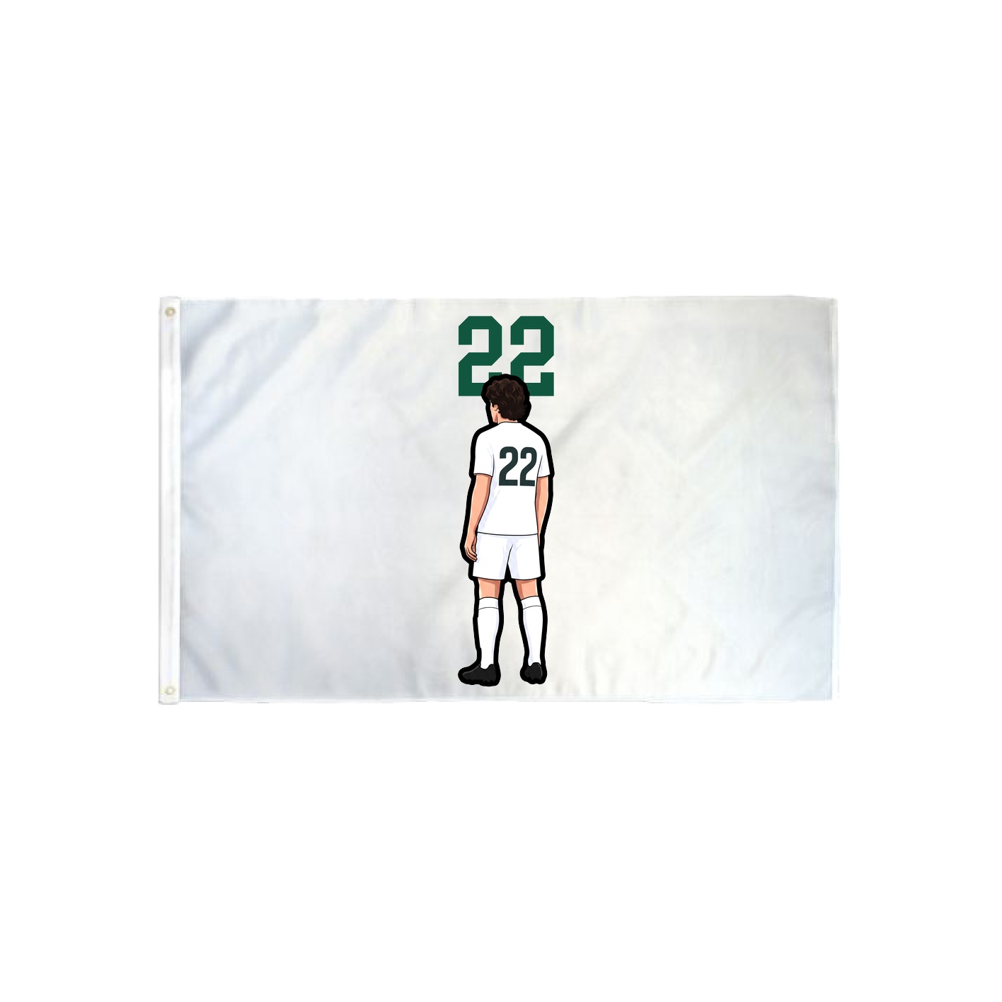3x5 Flag — Number Top in Classic