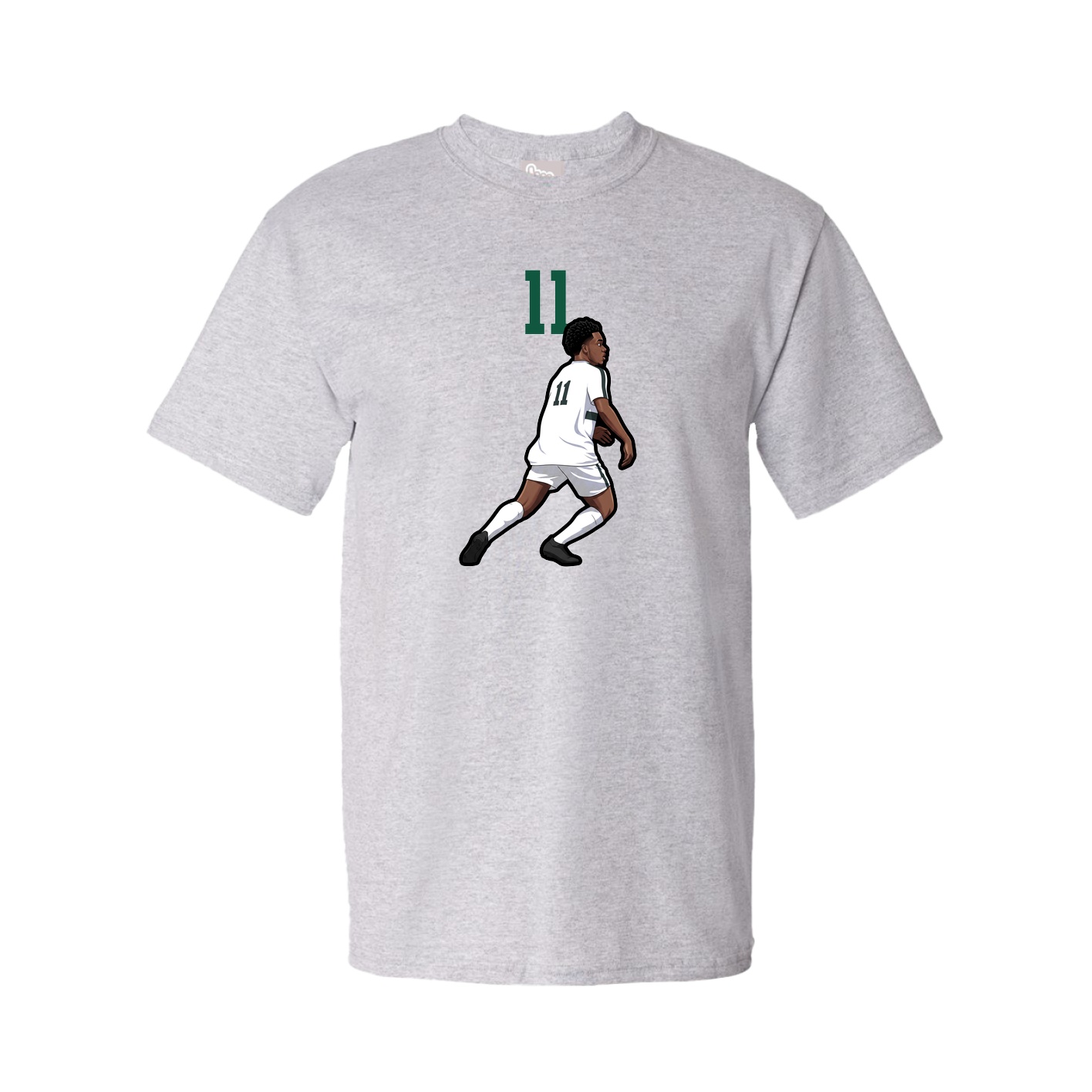 Tee — Number Top in Grey