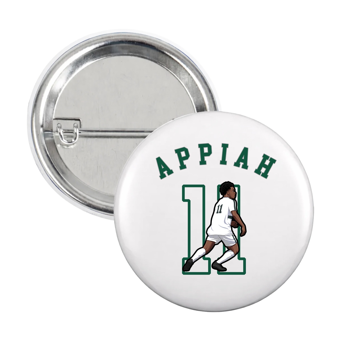 Game Day Button — Shirsey Arch in White